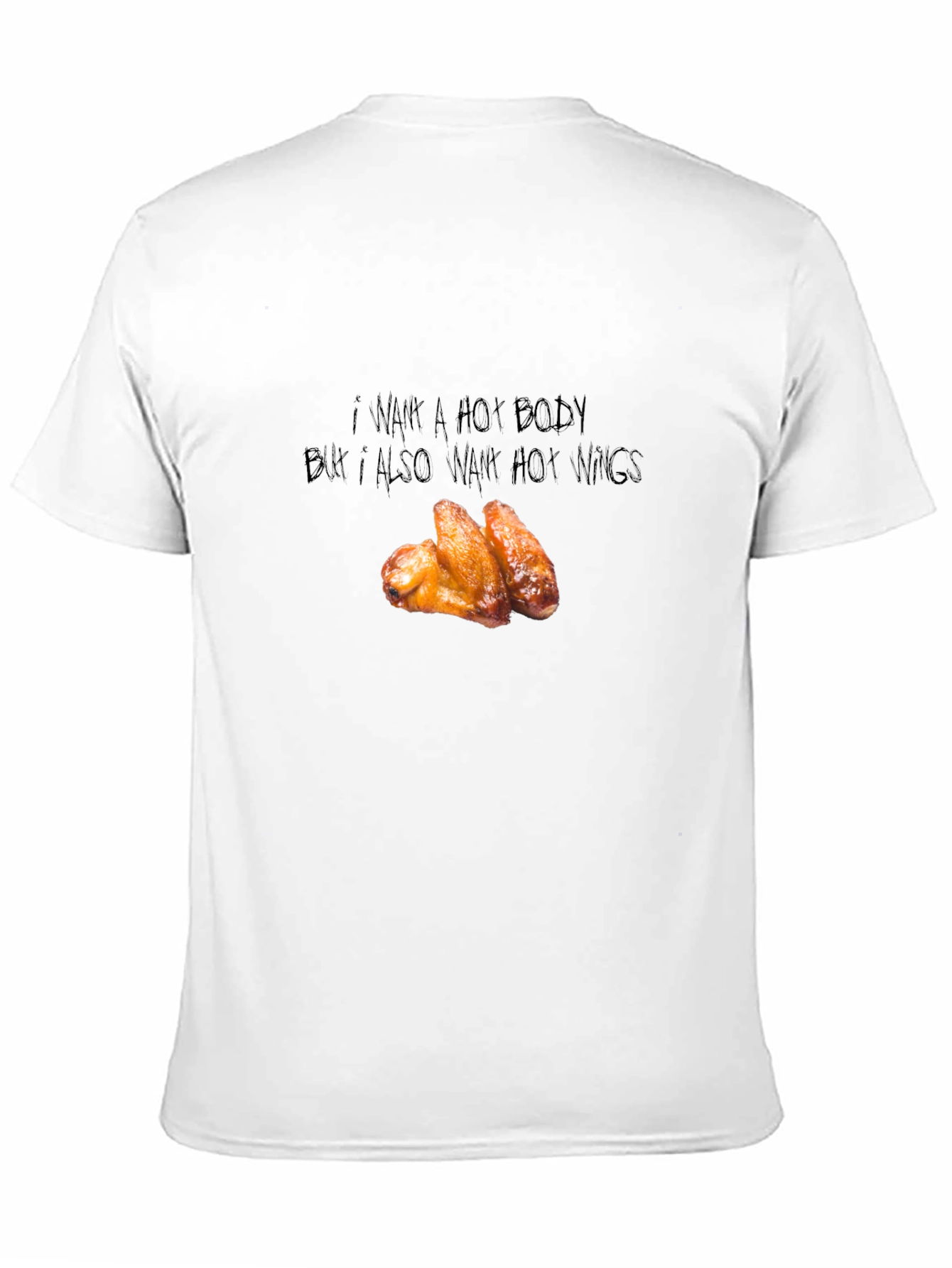 Funny Hot Wings Graphic T-Shirt