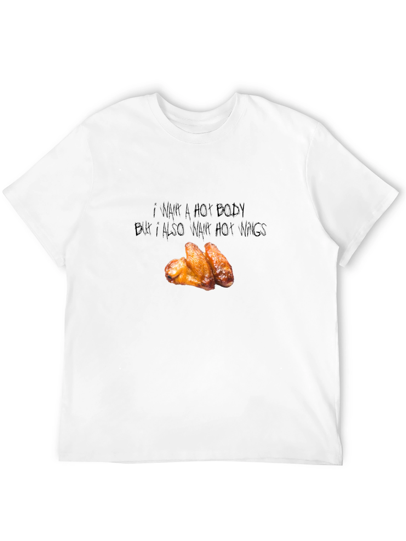 Funny Hot Wings Graphic T-Shirt