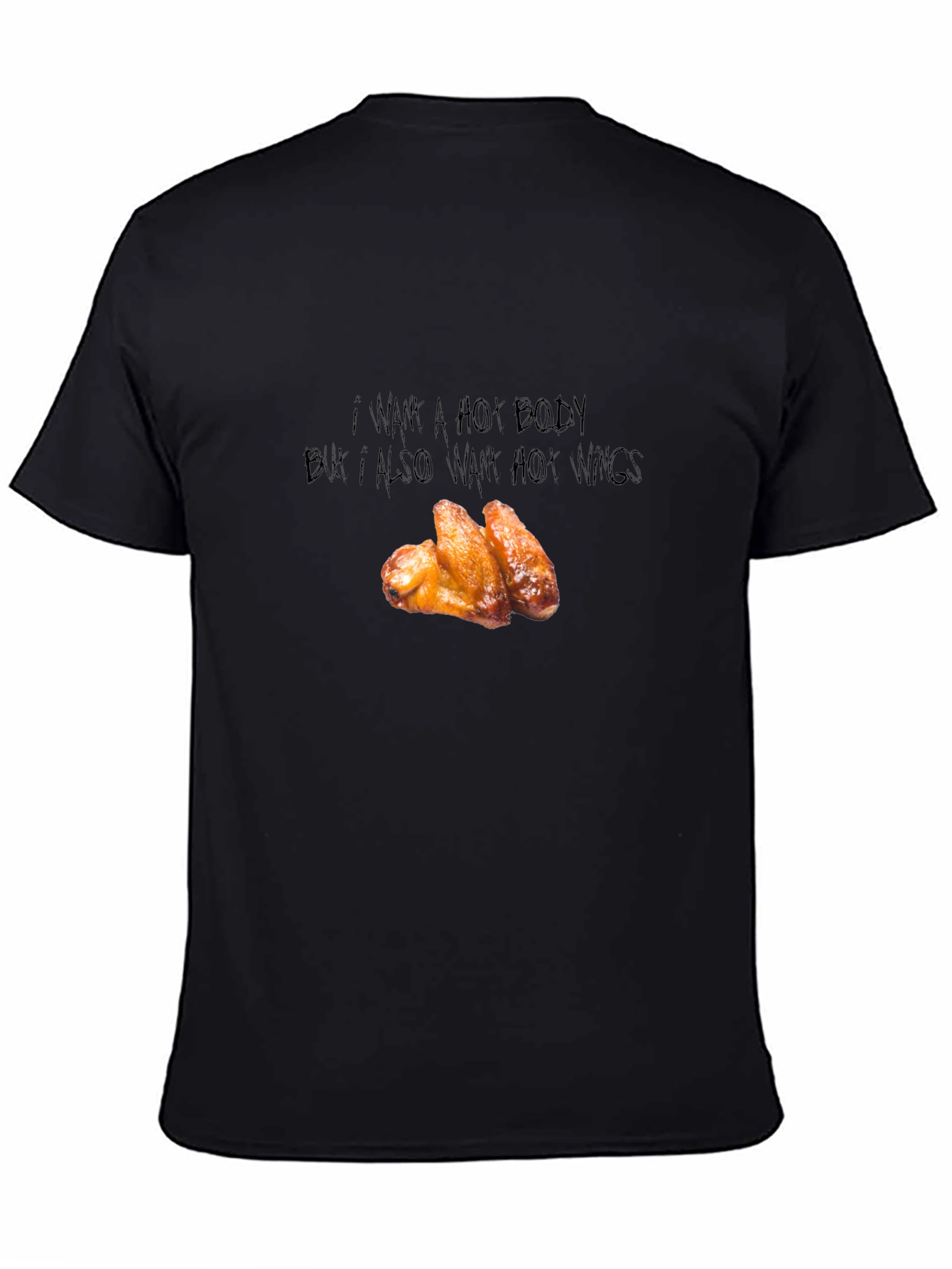 Funny Hot Wings Graphic T-Shirt