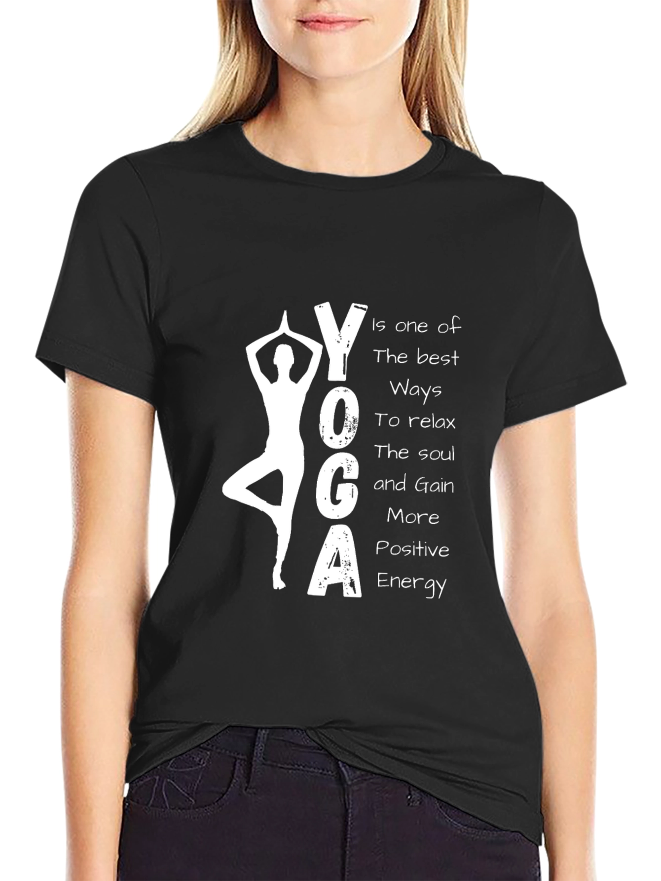 Yoga Inspiration Tee - Positive Energy Shirt