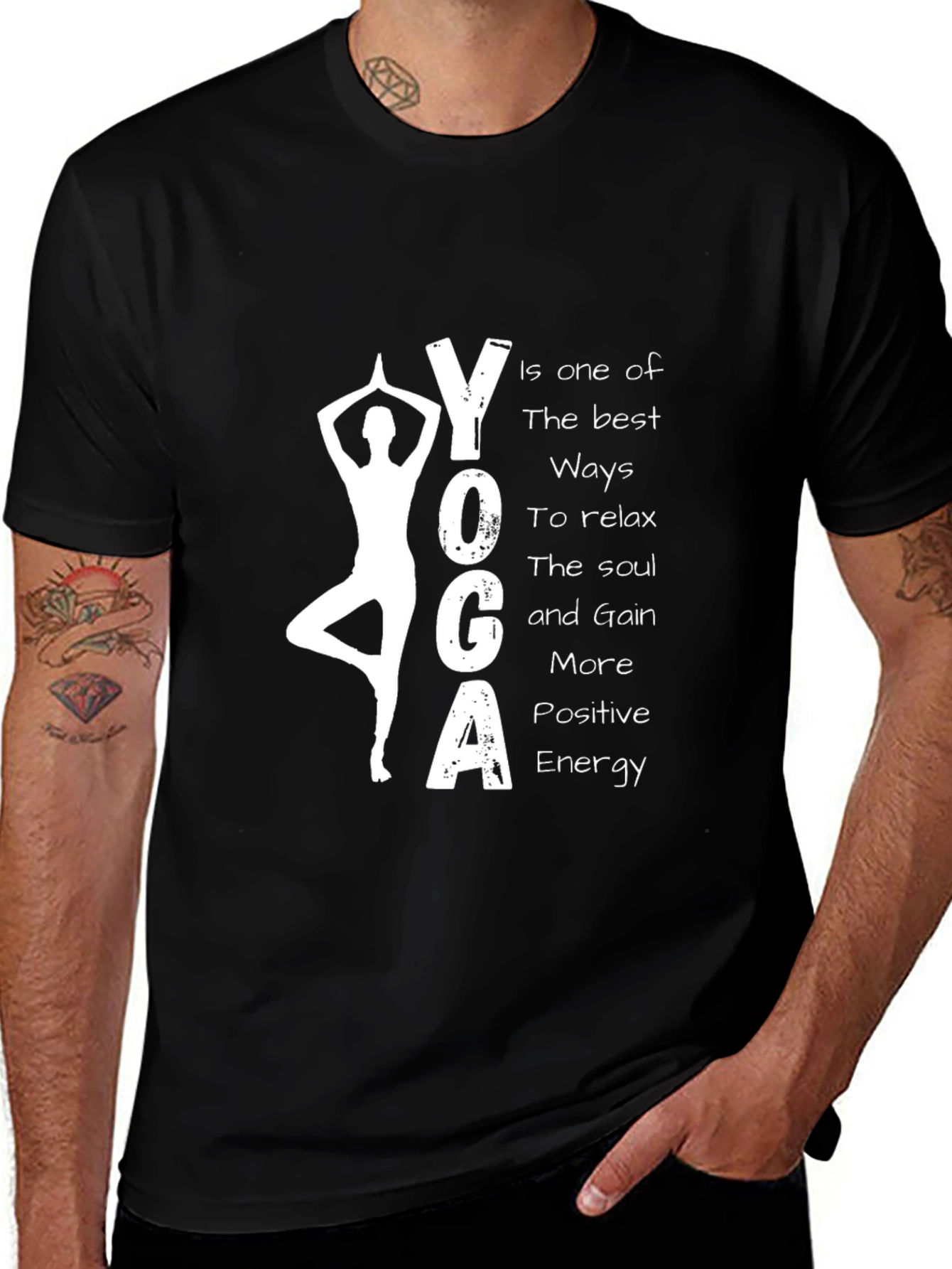 Yoga Inspiration Tee - Positive Energy Shirt