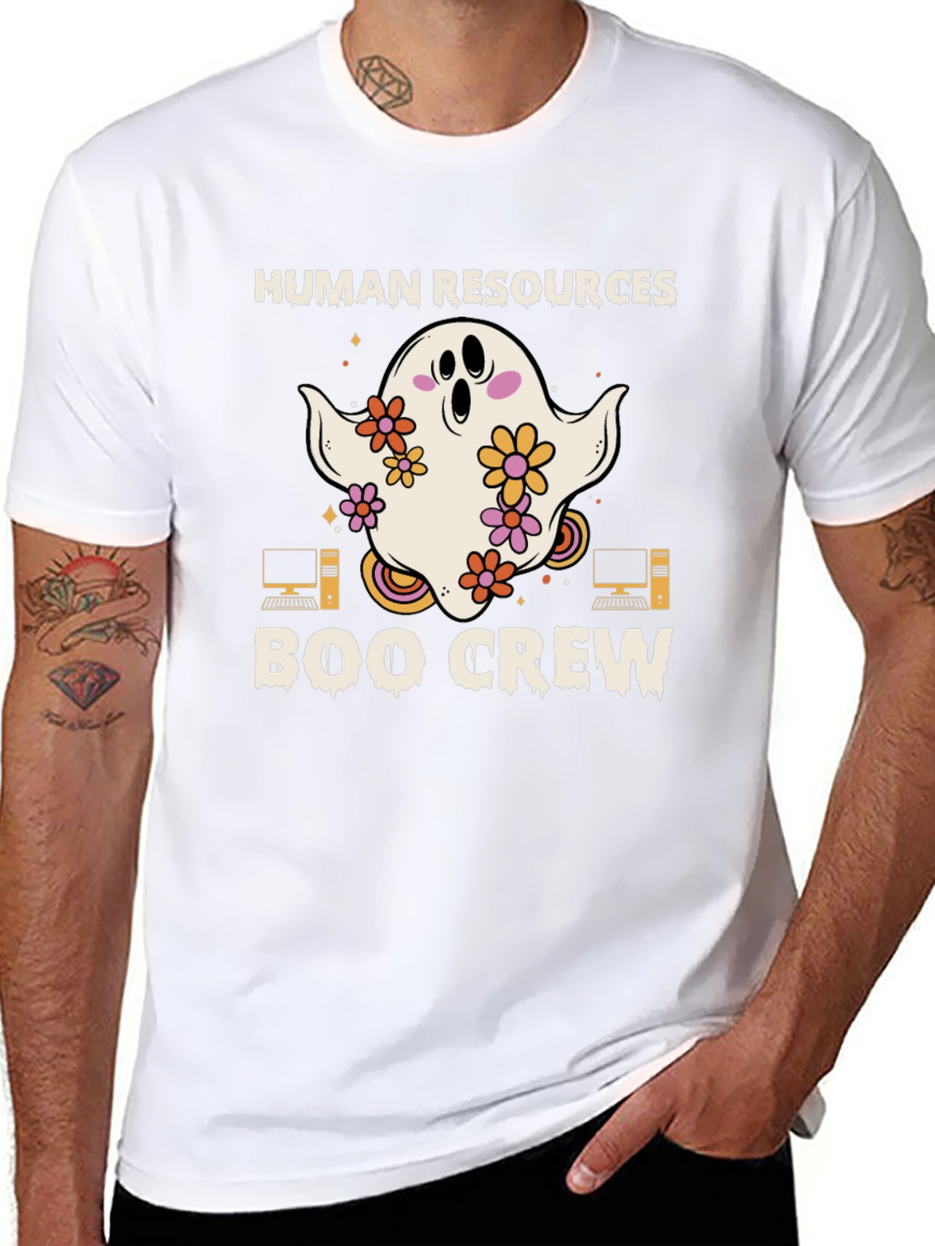 Human Resources Boo Crew Halloween T-Shirt