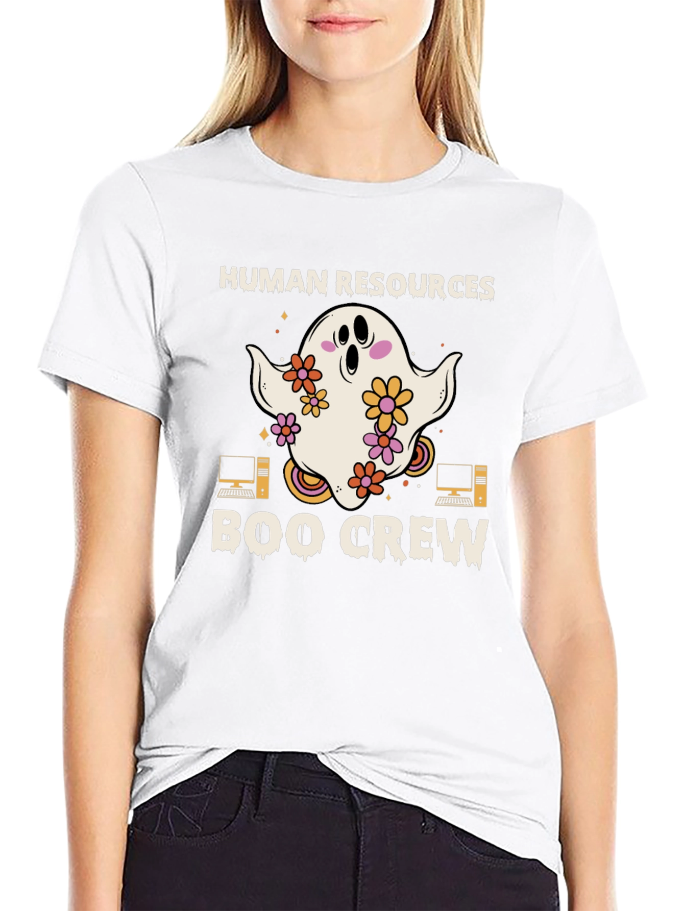 Human Resources Boo Crew Halloween T-Shirt