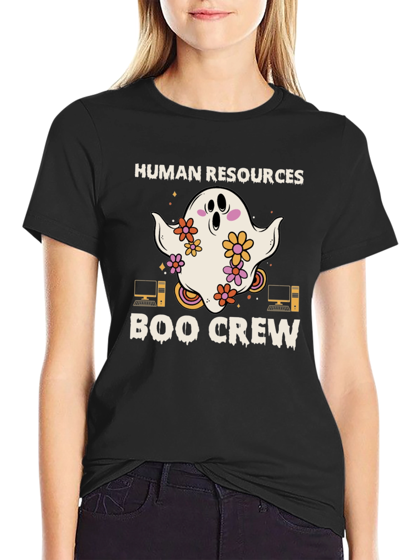 Human Resources Boo Crew Halloween T-Shirt