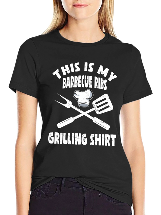 BBQ Grilling Shirt - This Is My Barbecue Ribs Grilling Shirt