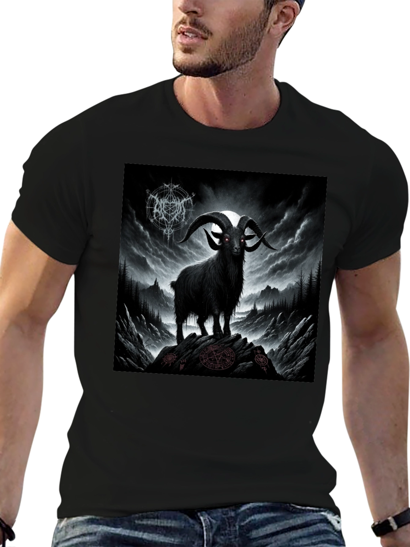 Black Goat T-Shirt - Occult Graphic Tee