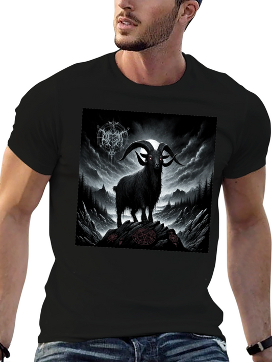 Black Goat T-Shirt - Occult Graphic Tee
