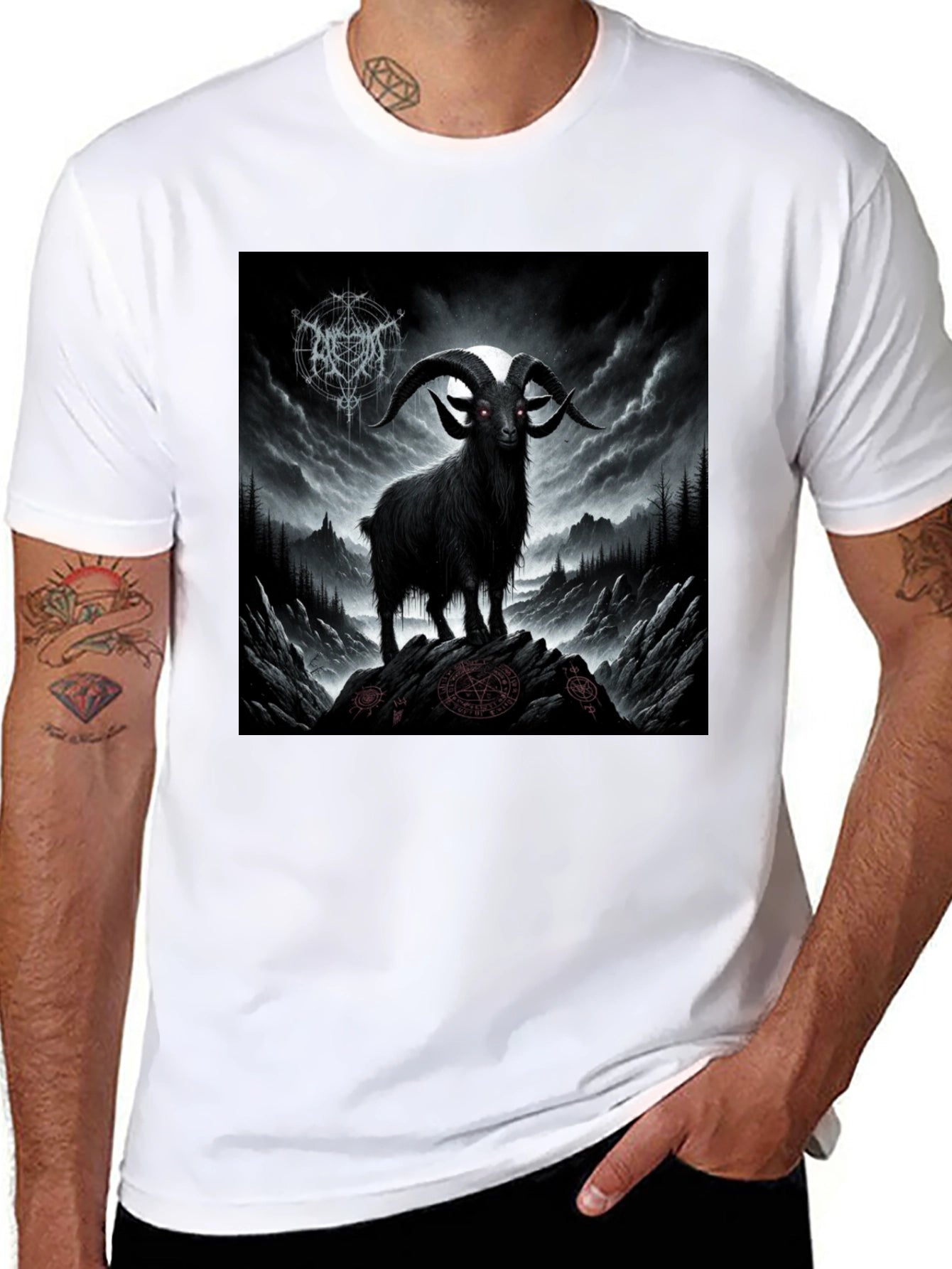 Black Goat T-Shirt - Occult Graphic Tee