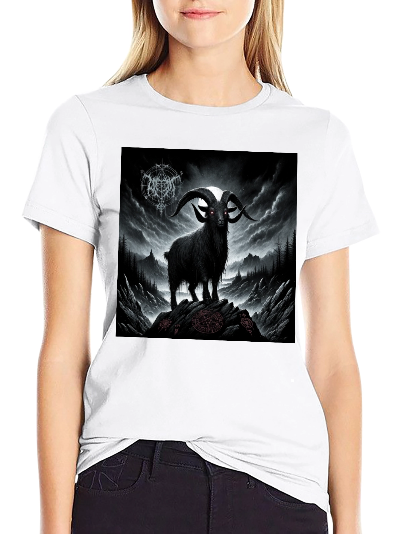 Black Goat T-Shirt - Occult Graphic Tee