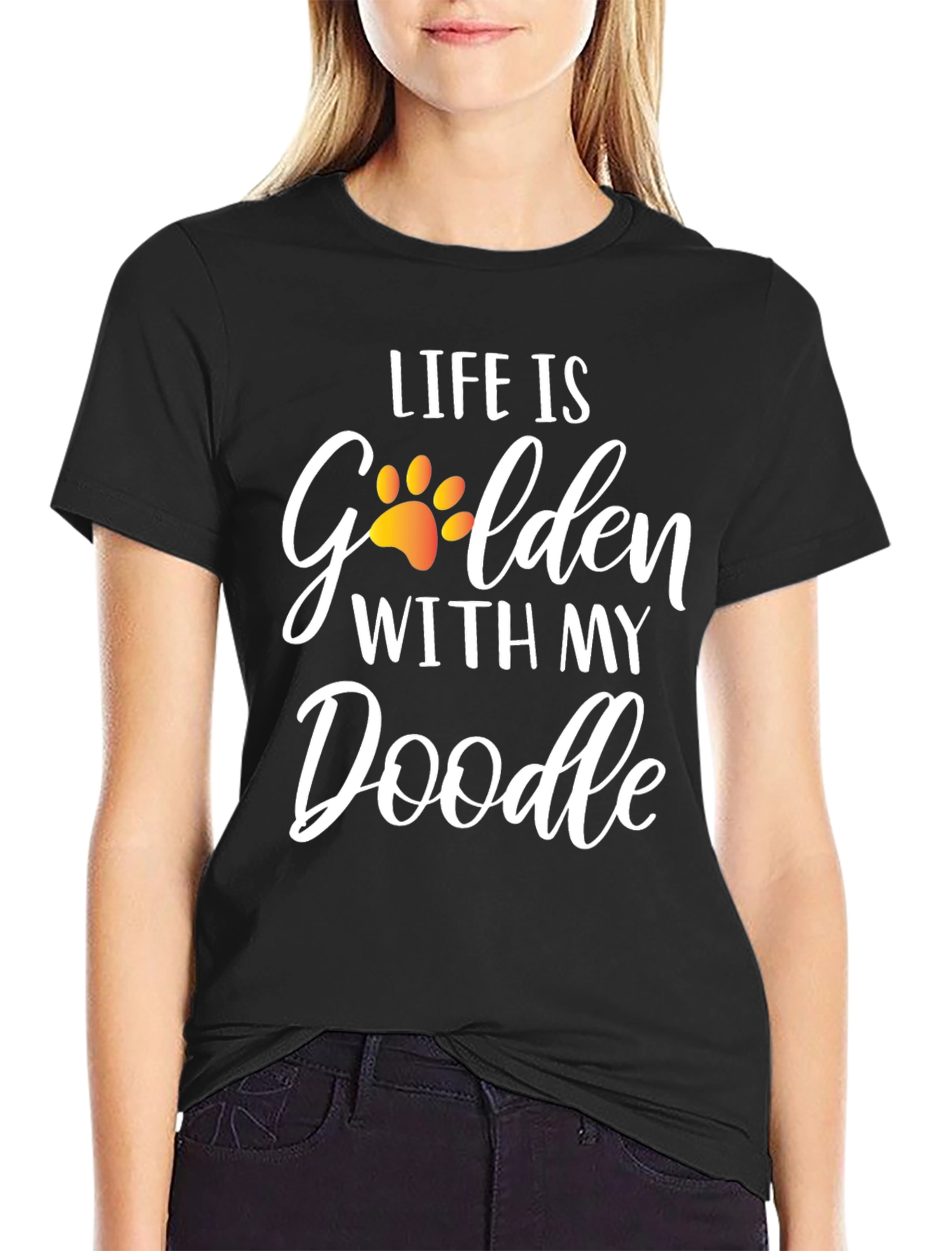 Life is Golden With My Doodle Dog T-Shirt