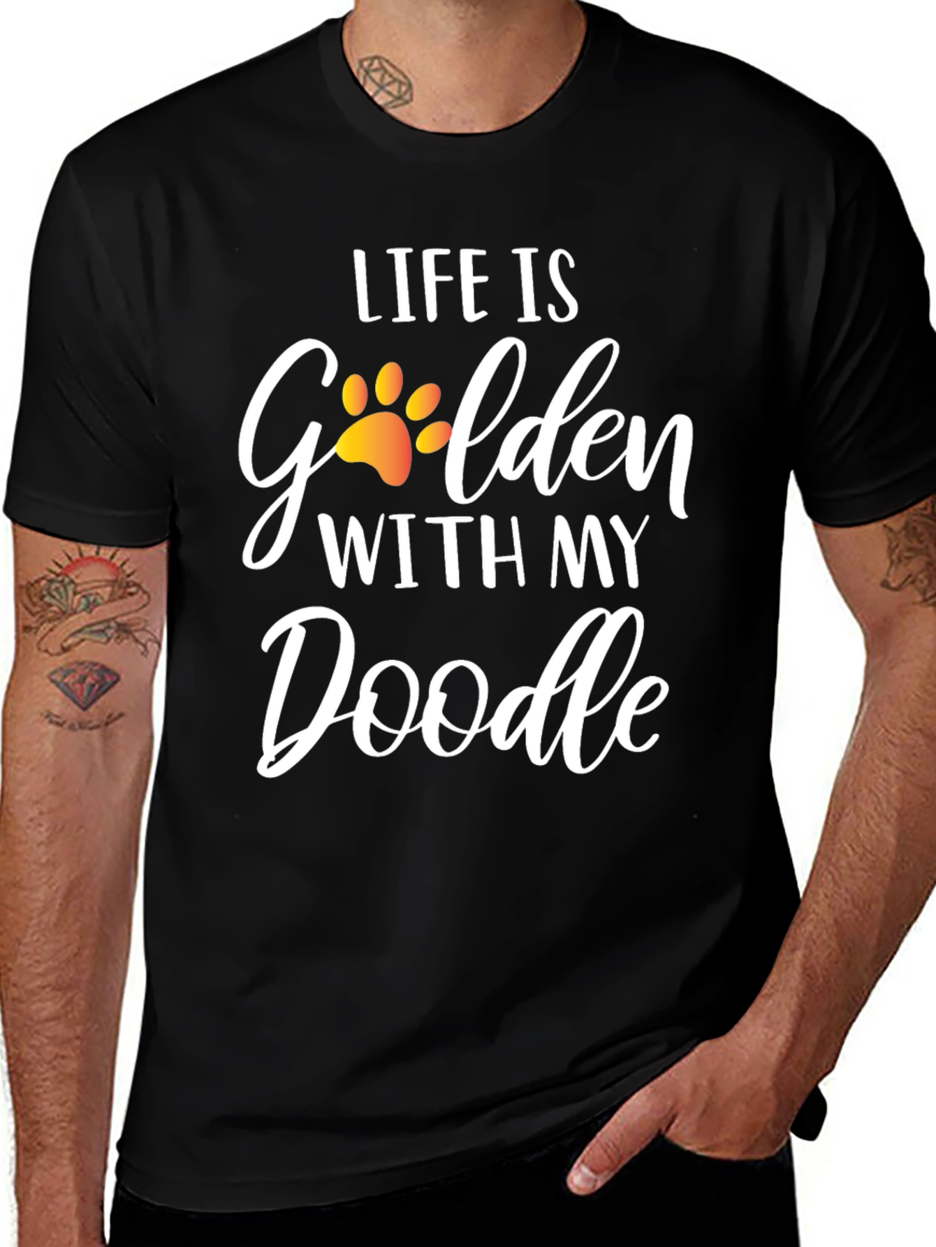 Life is Golden With My Doodle Dog T-Shirt