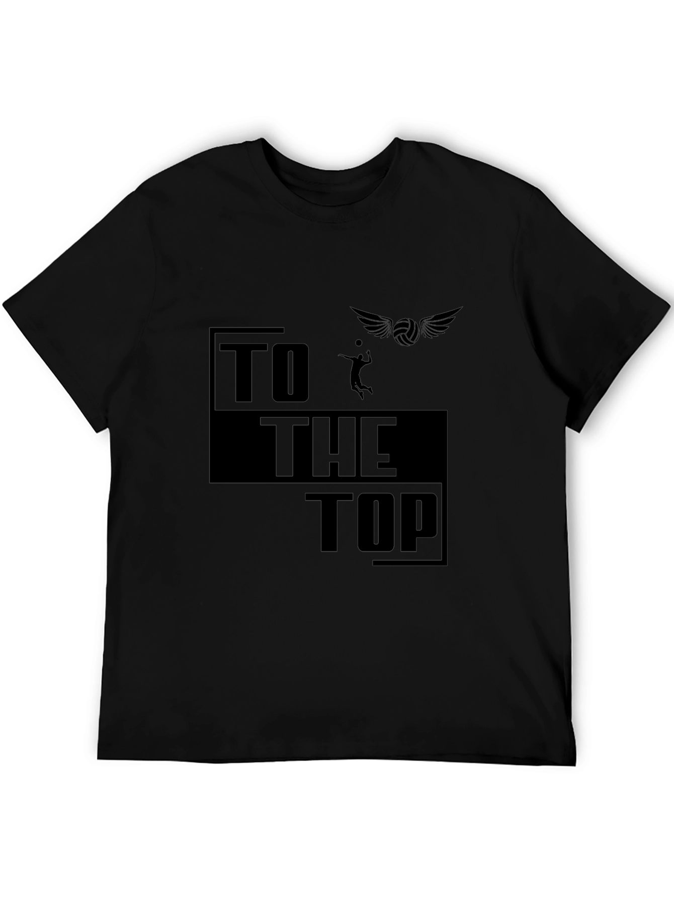 Volleyball Graphic T-Shirt - To The Top