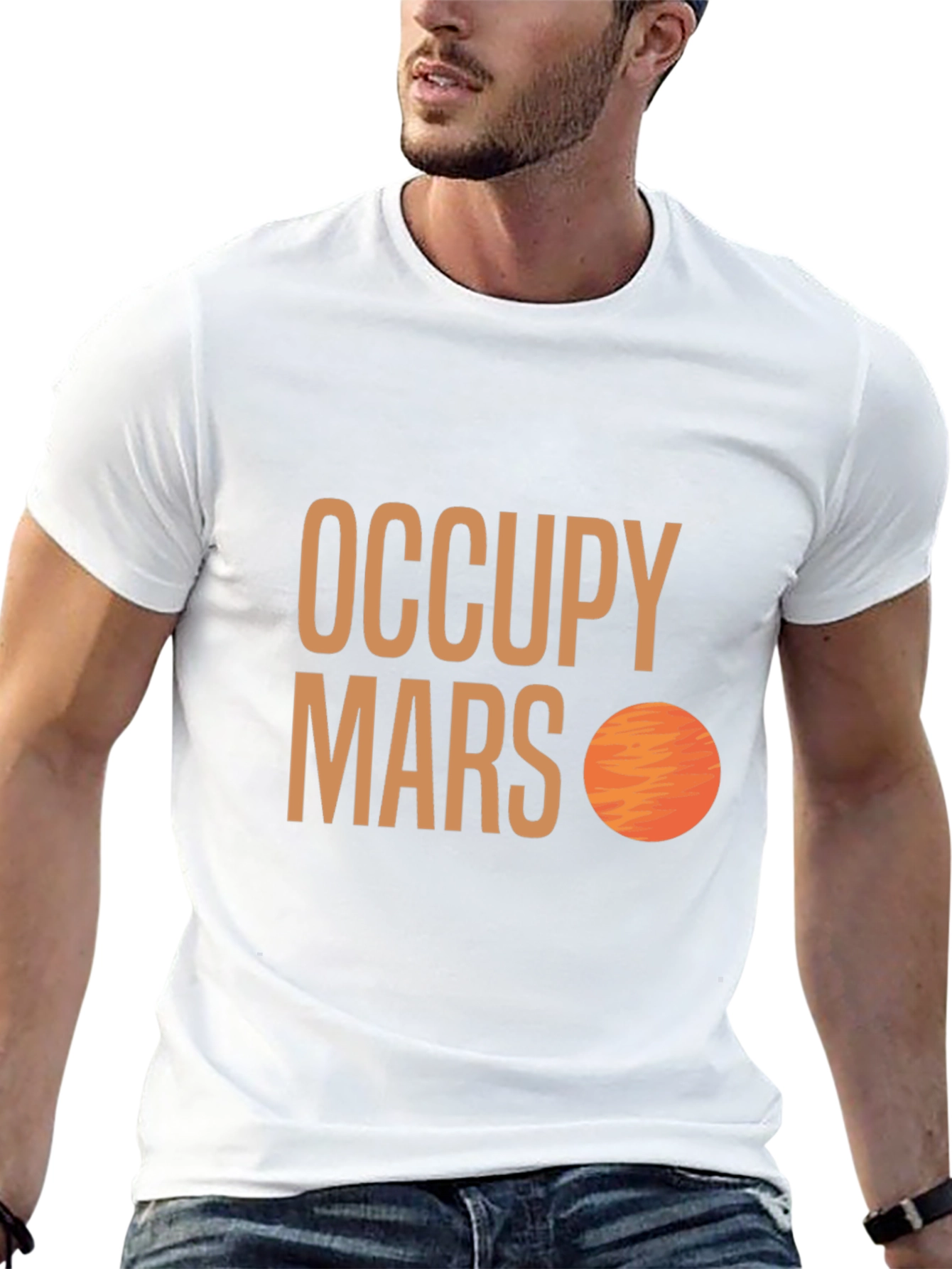 Occupy Mars Graphic T-Shirt - Sci-Fi Space Tee