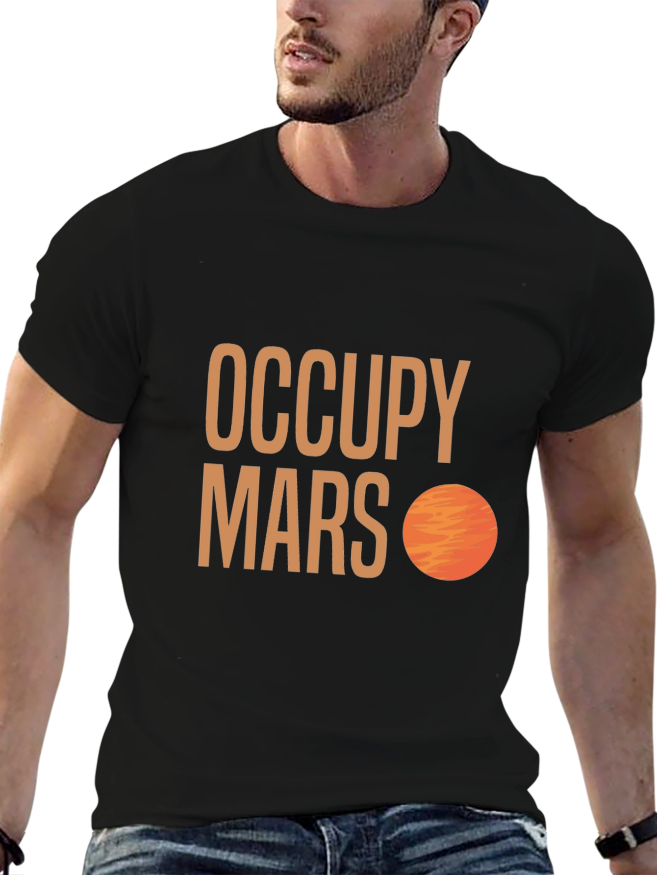 Occupy Mars Graphic T-Shirt - Sci-Fi Space Tee