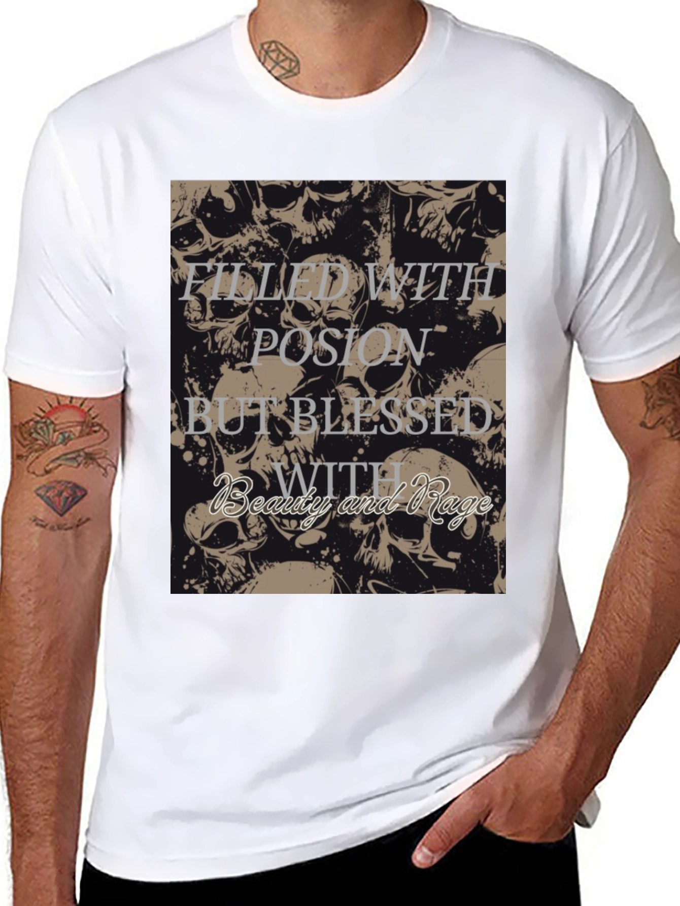 Skull Filled With Rage T-Shirt