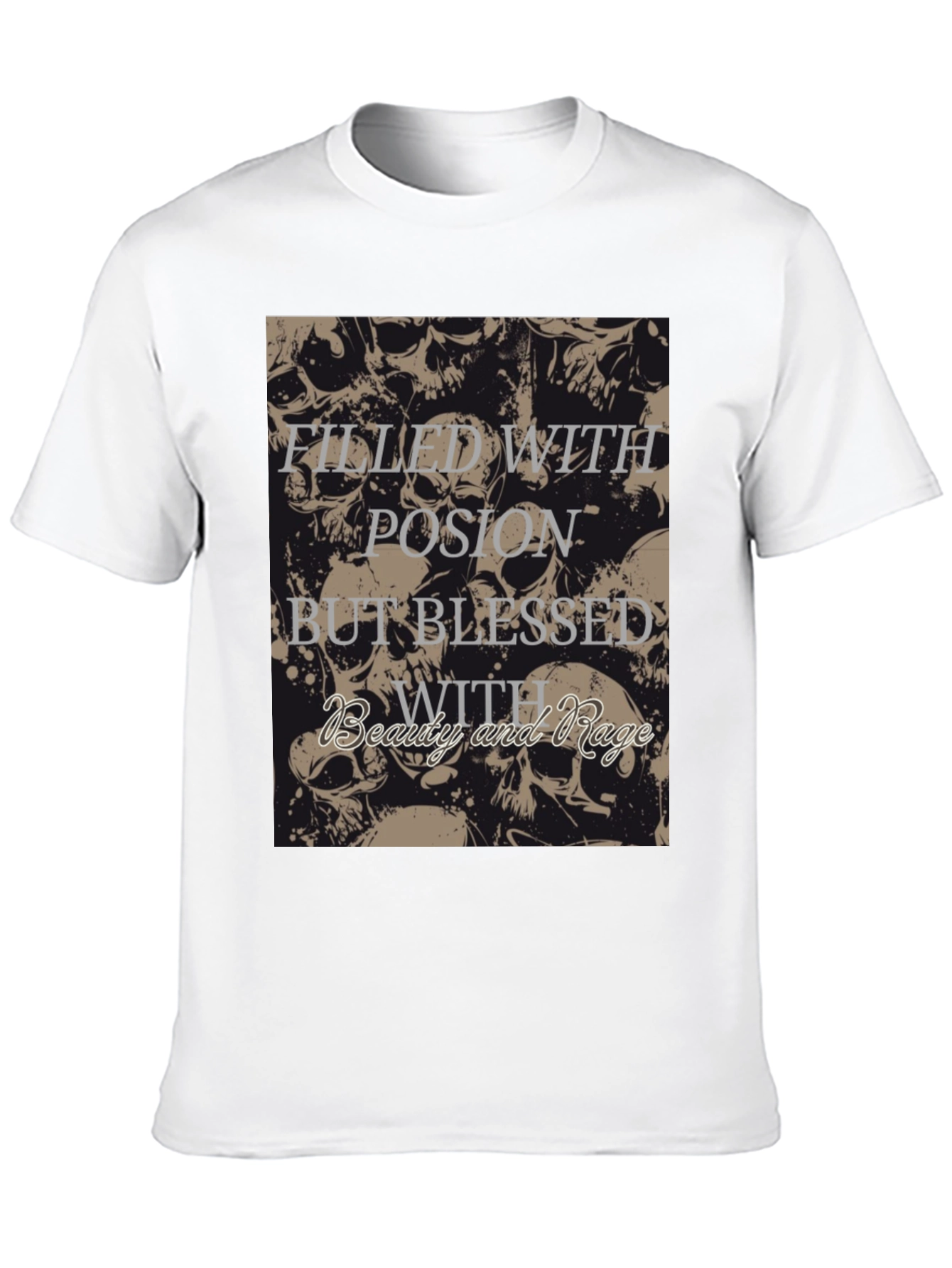 Skull Filled With Rage T-Shirt
