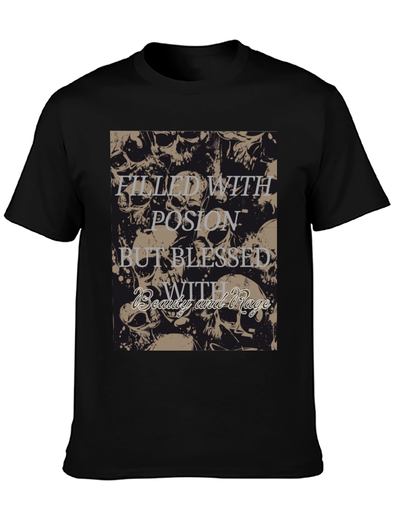Skull Filled With Rage T-Shirt