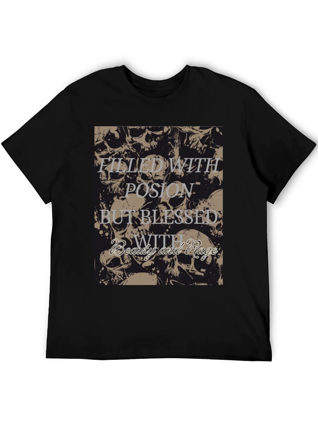 Skull Filled With Rage T-Shirt