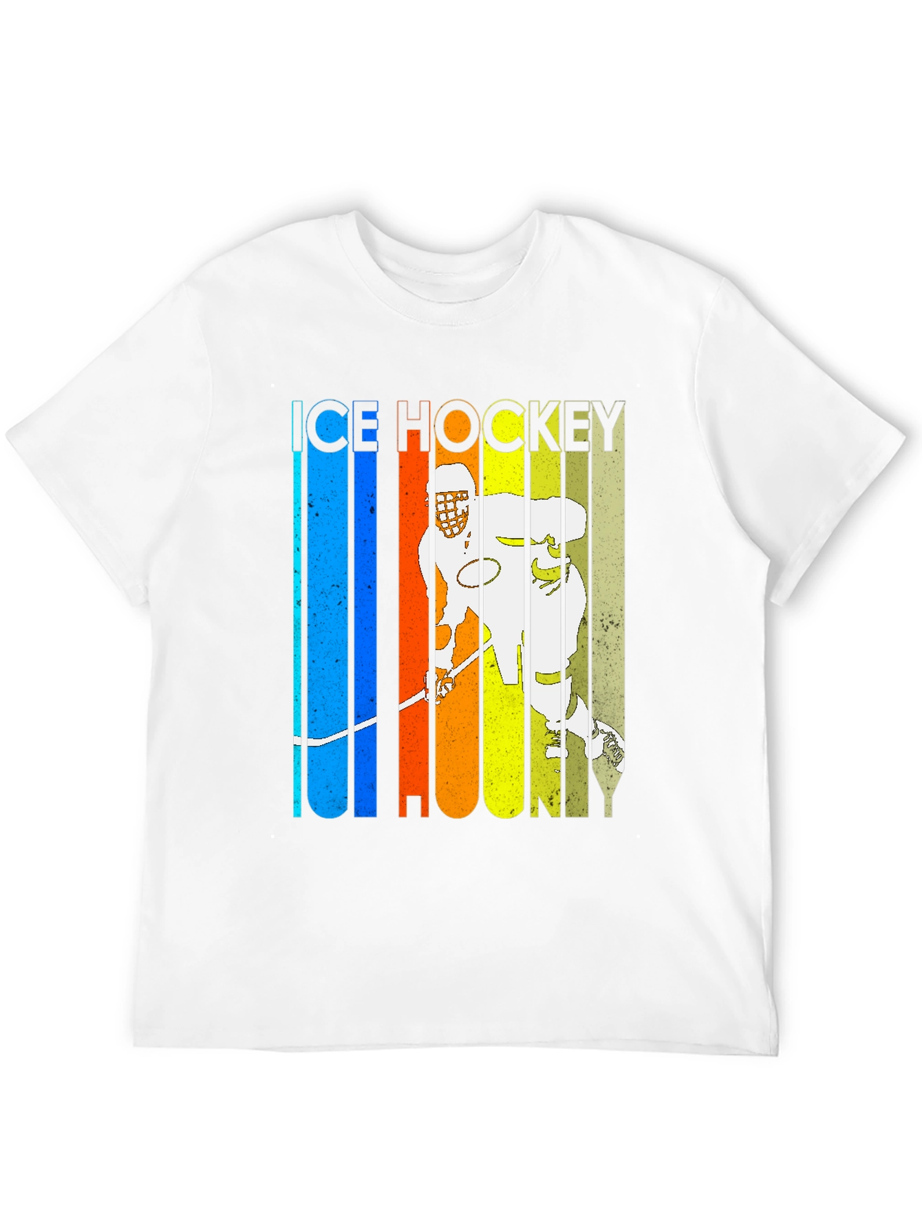 Retro Ice Hockey Player T-Shirt