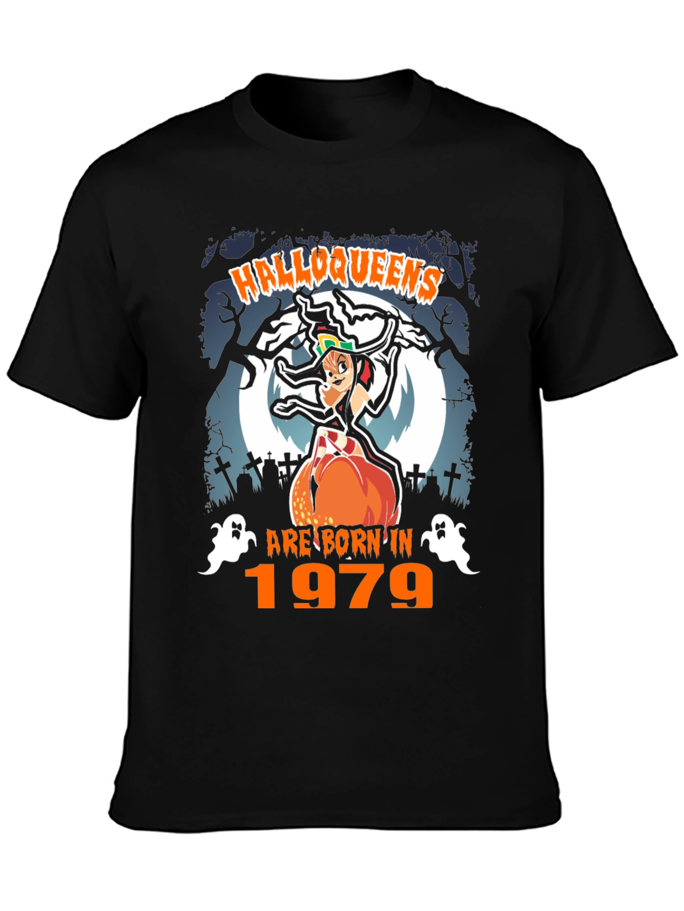 Halloqueens Born in 1979 Halloween T-Shirt