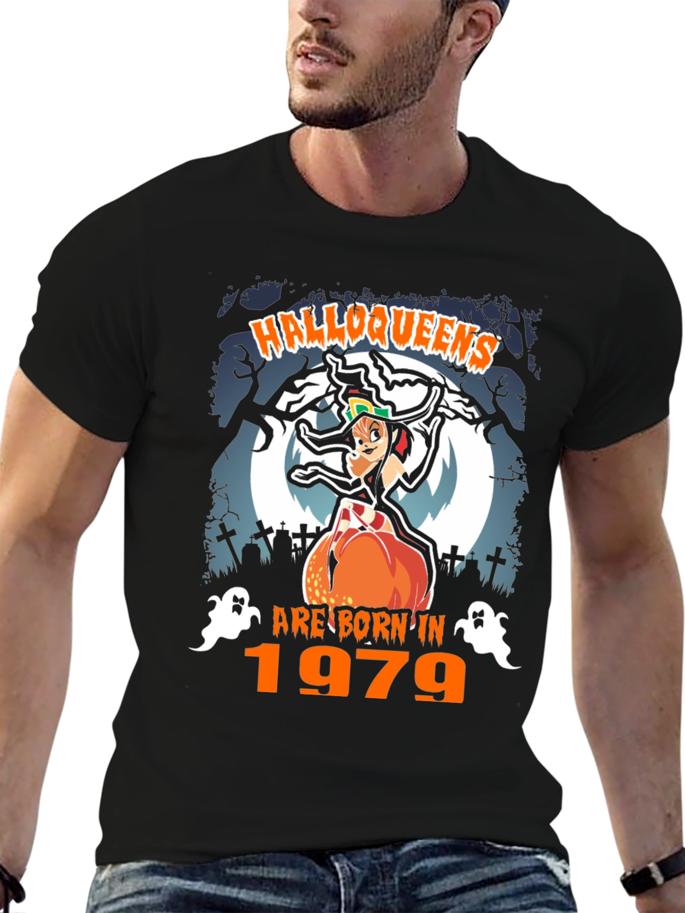 Halloqueens Born in 1979 Halloween T-Shirt