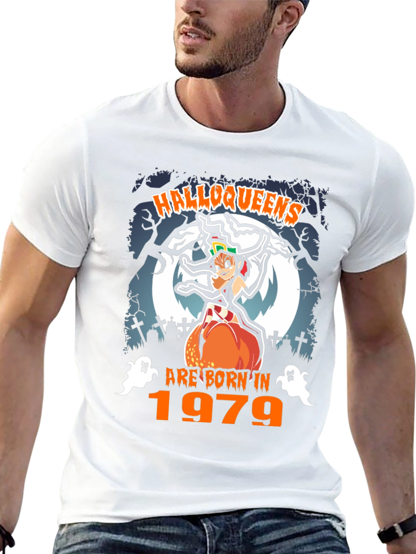 Halloqueens Born in 1979 Halloween T-Shirt