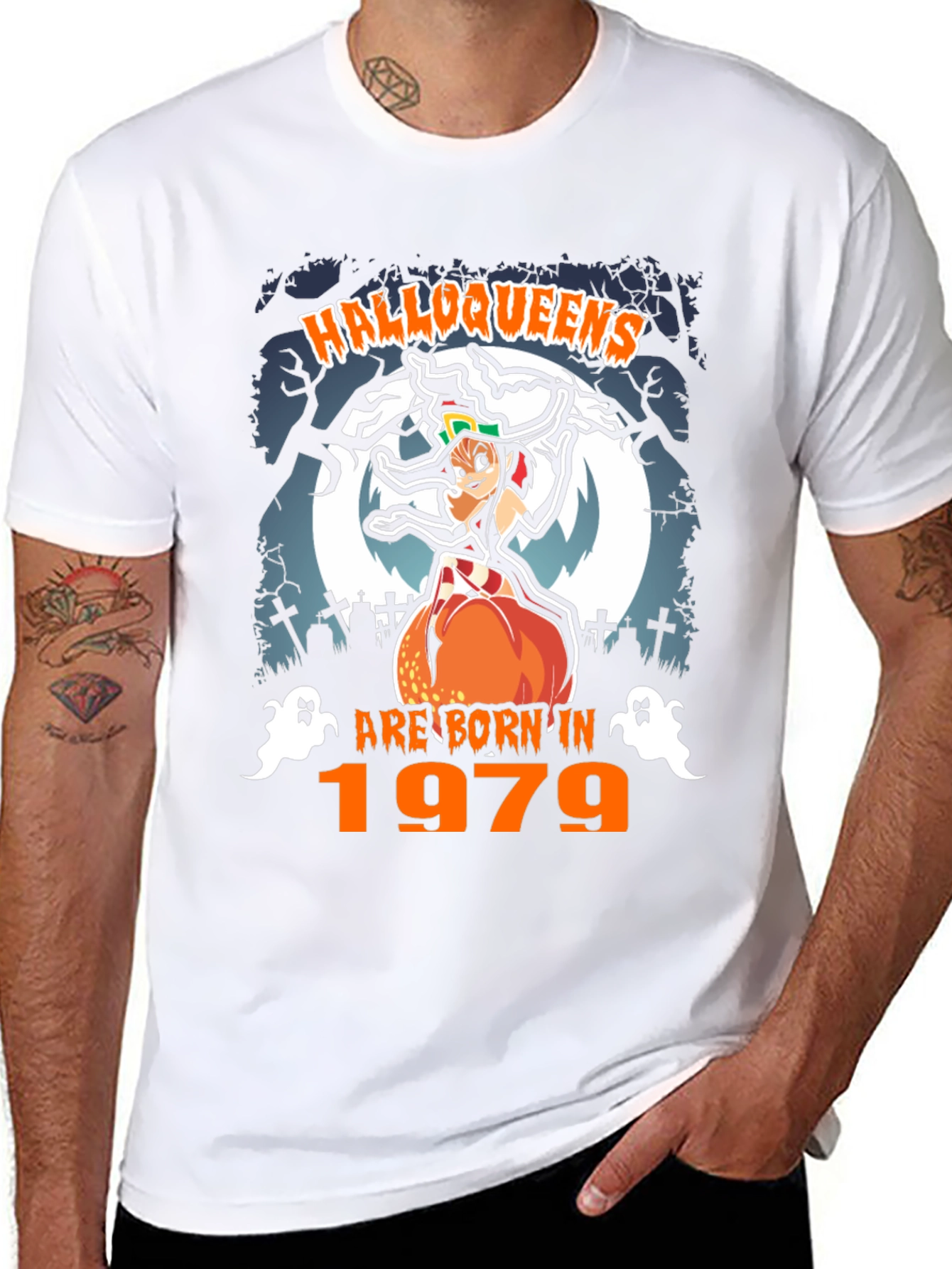 Halloqueens Born in 1979 Halloween T-Shirt