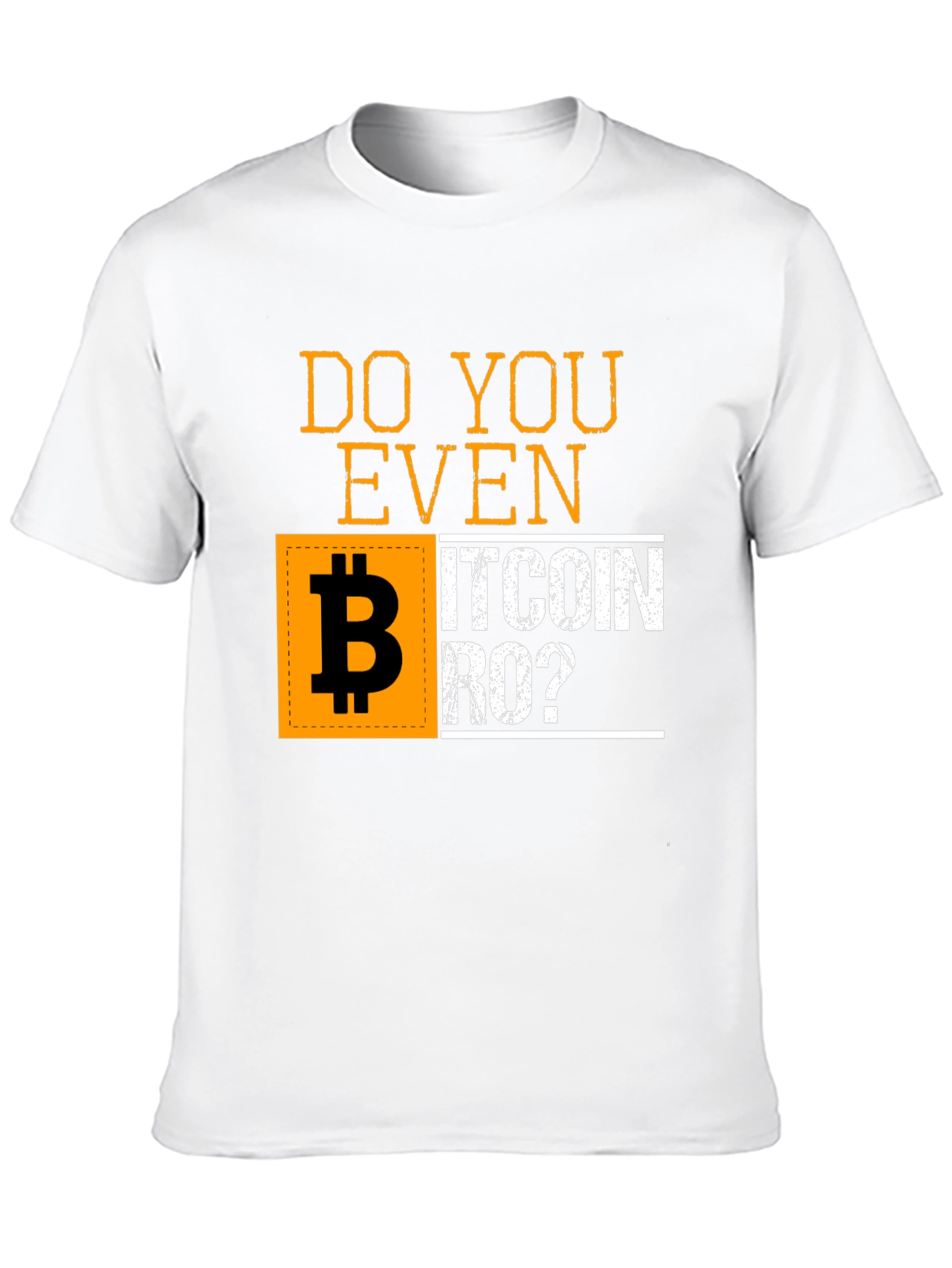 Do You Even Bitcoin Bro? Black Graphic T-Shirt