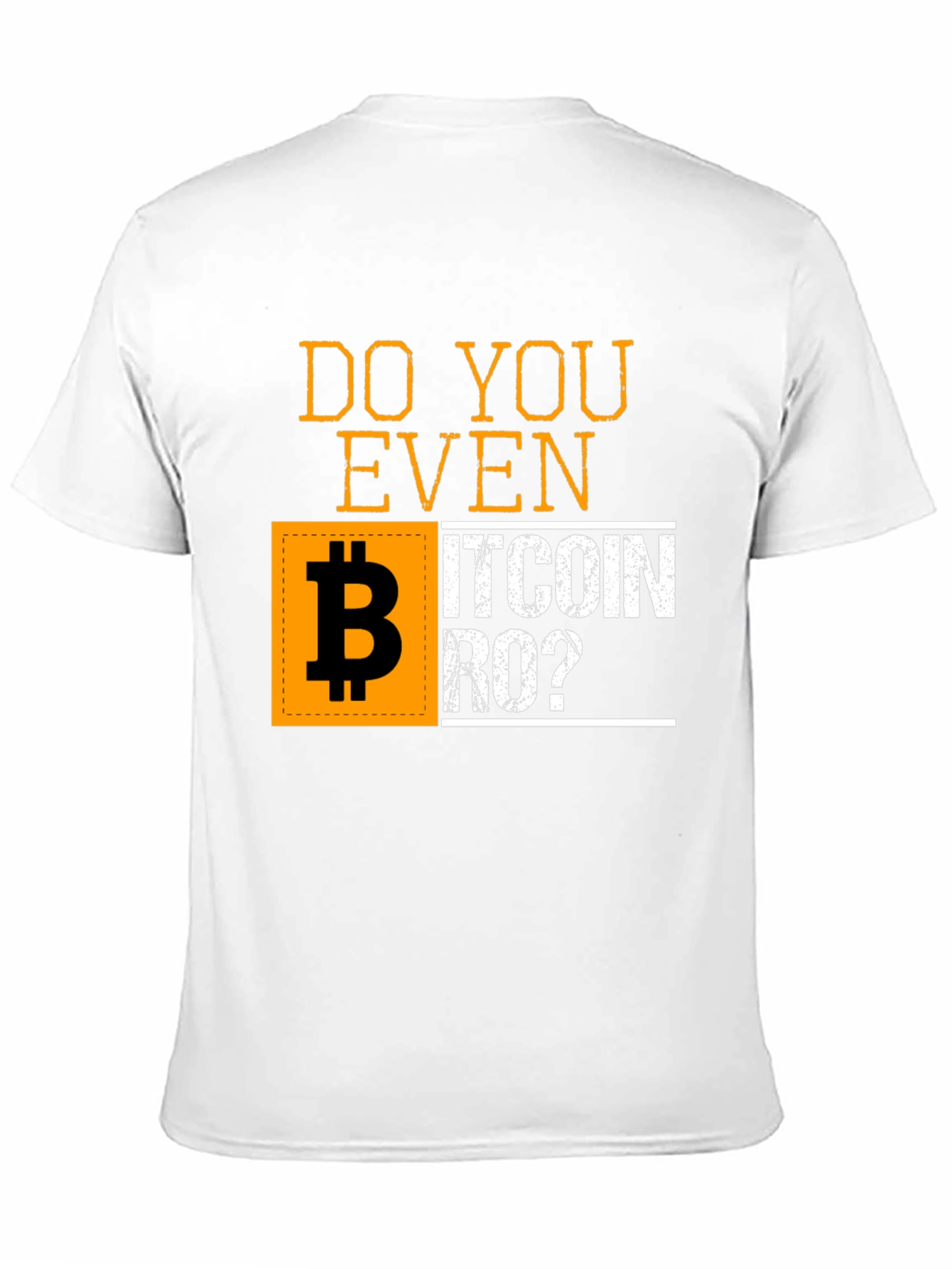 Do You Even Bitcoin Bro? Black Graphic T-Shirt