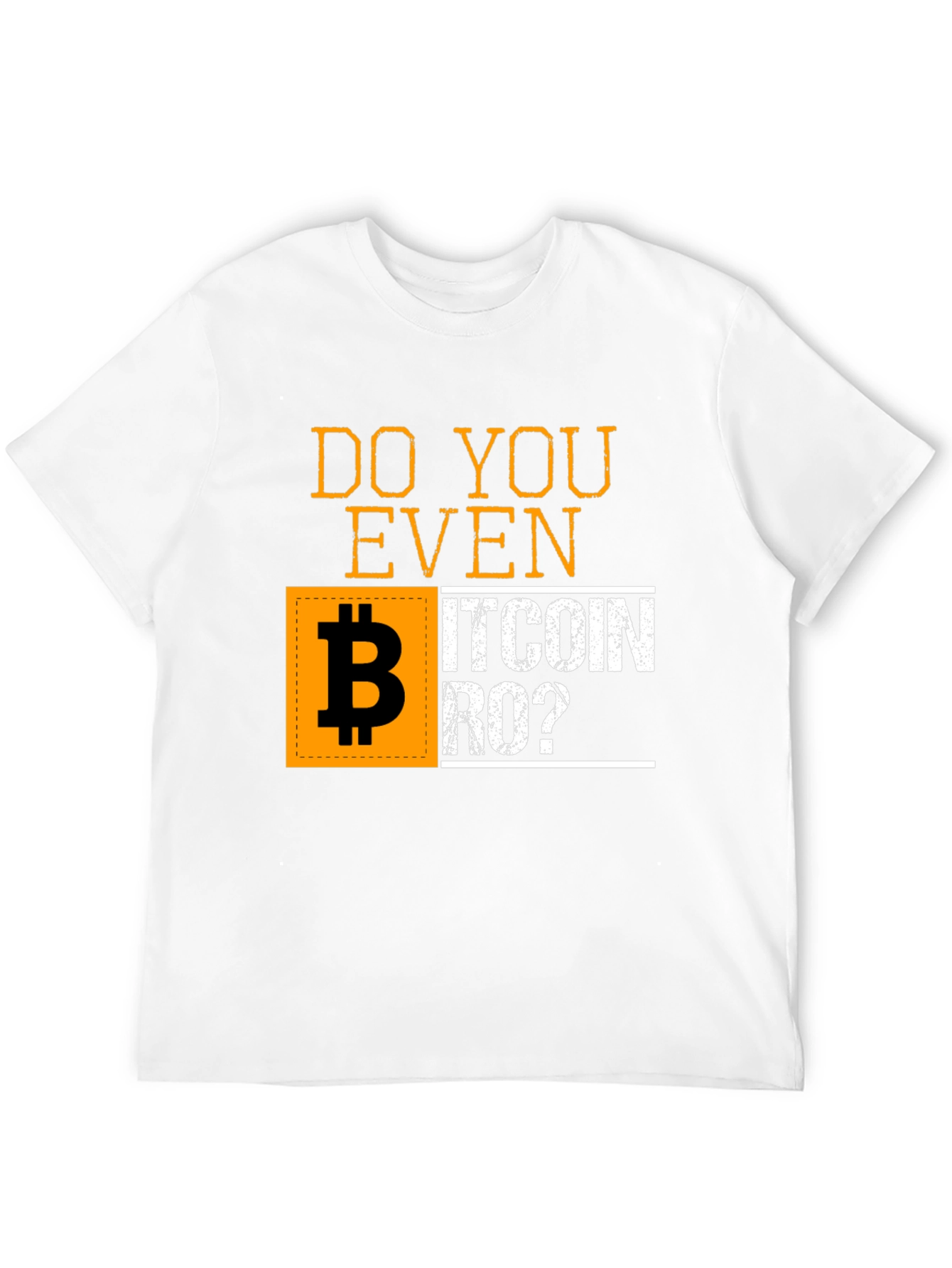 Do You Even Bitcoin Bro? Black Graphic T-Shirt