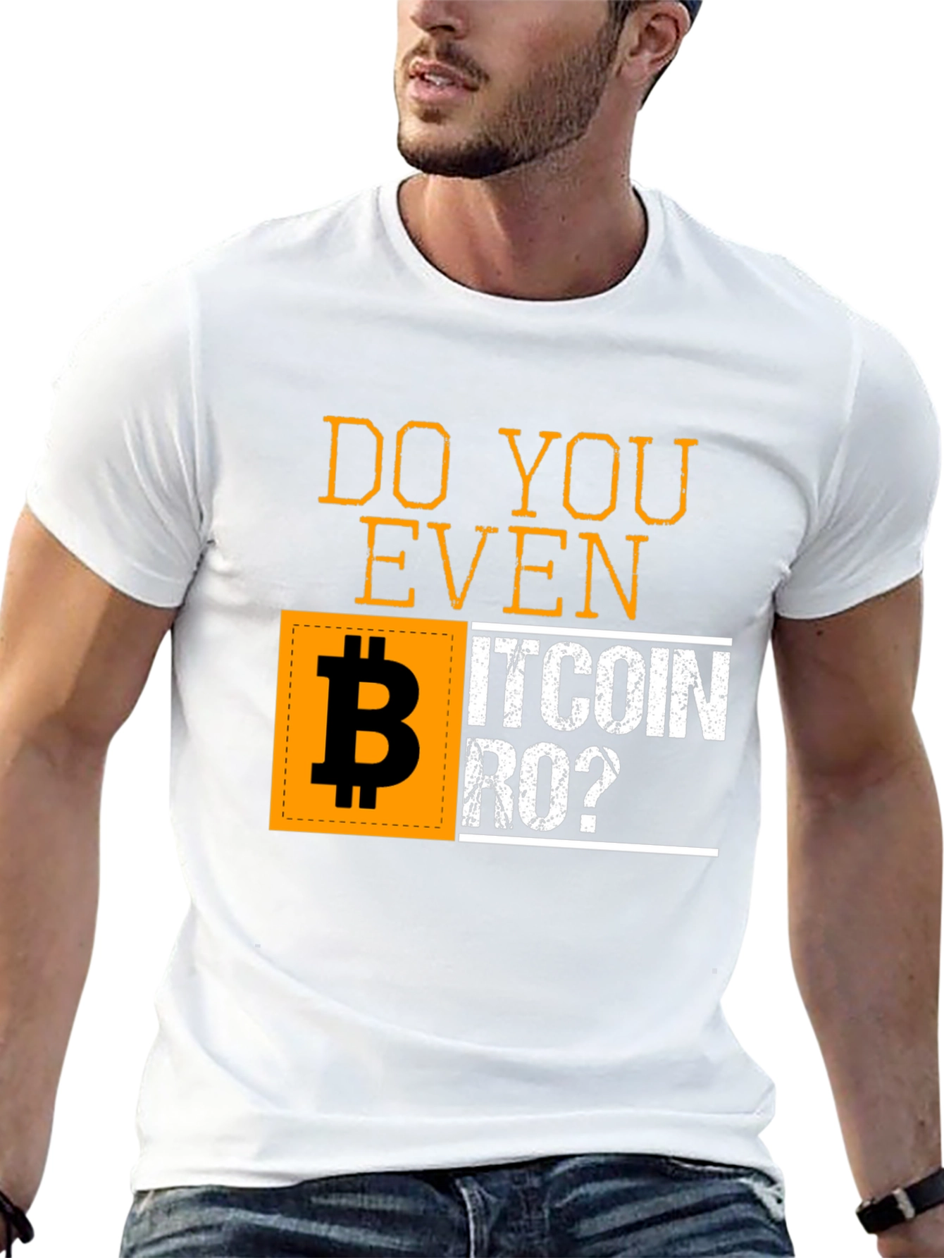 Do You Even Bitcoin Bro? Black Graphic T-Shirt