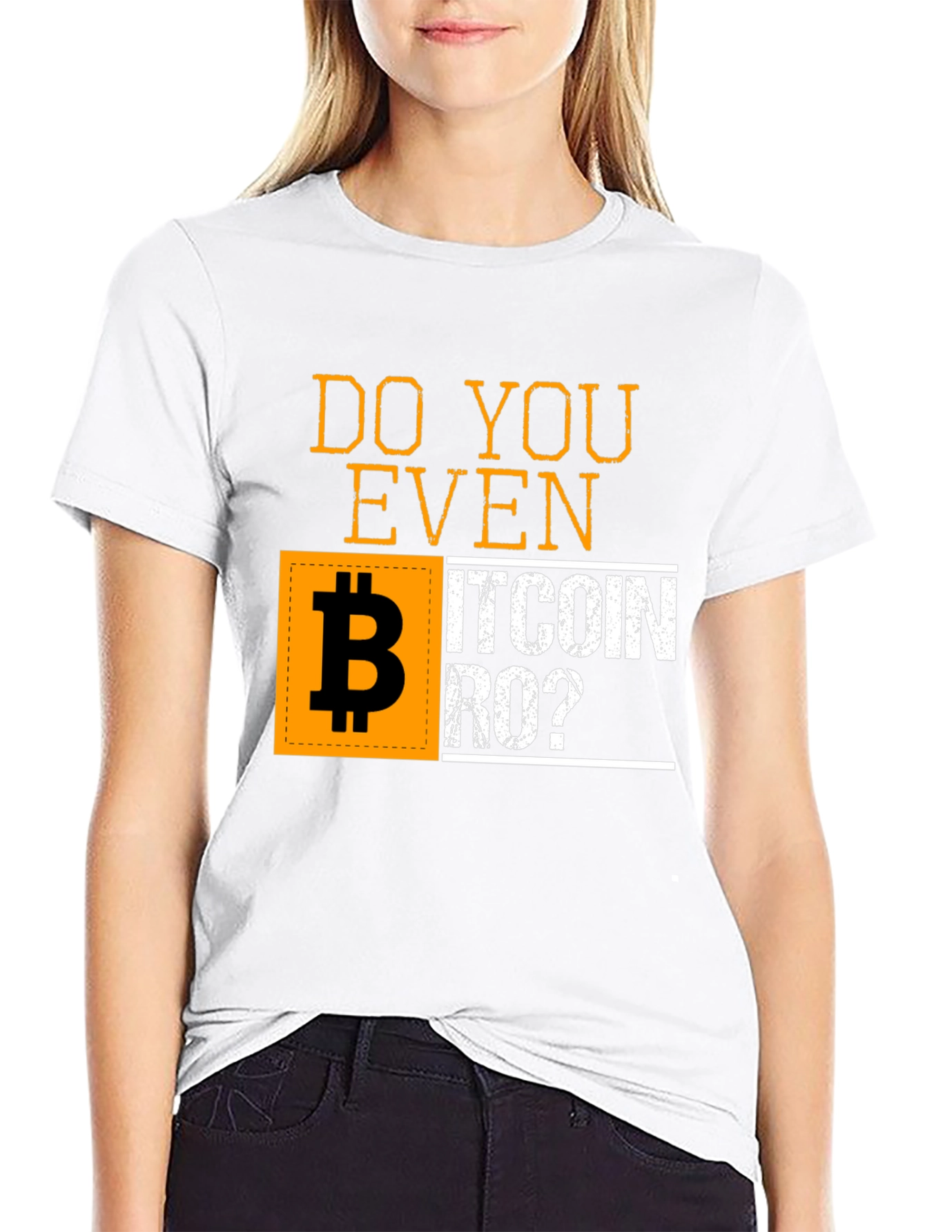 Do You Even Bitcoin Bro? Black Graphic T-Shirt