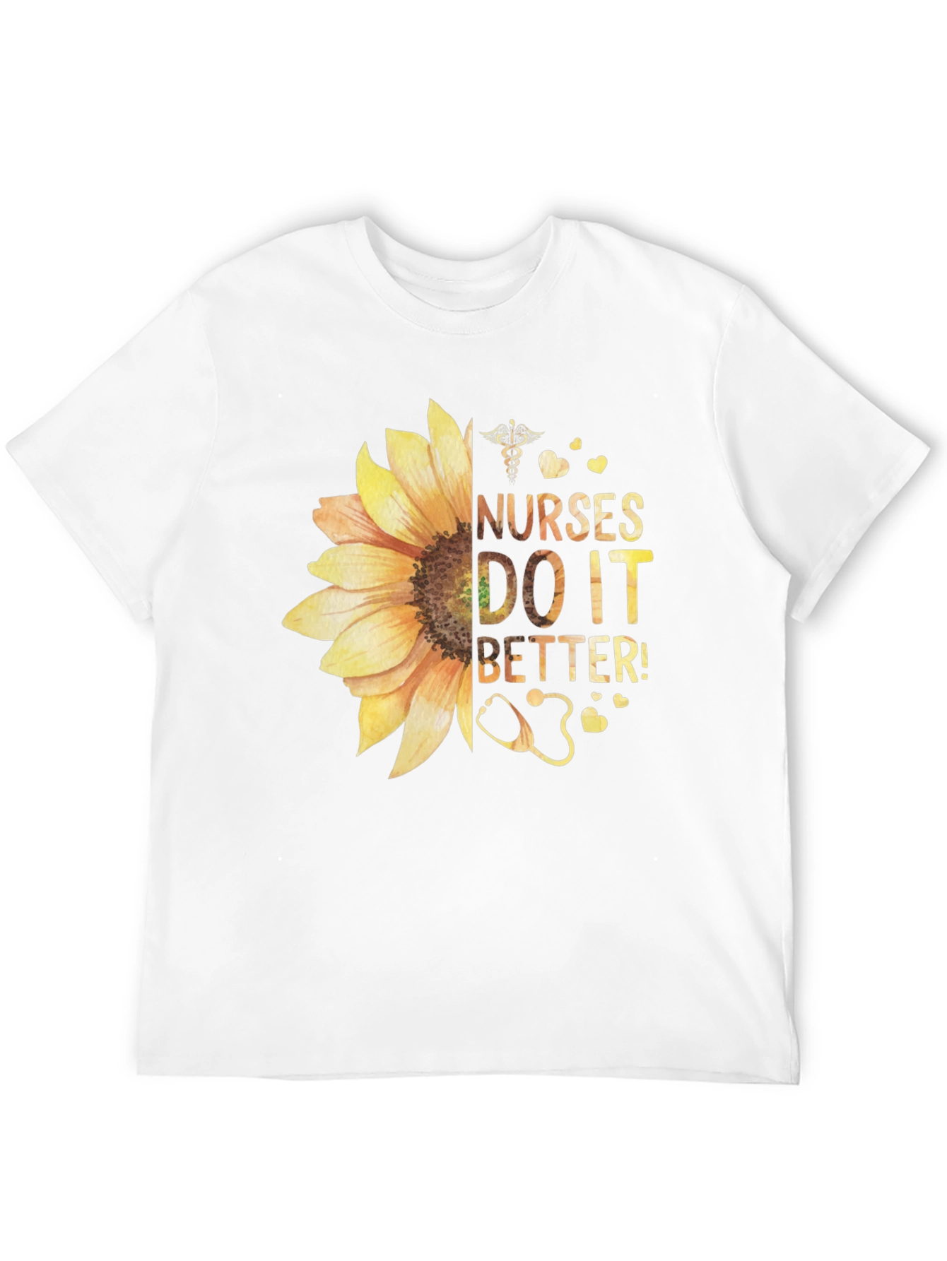 Nurses Do It Better Sunflower Graphic Tee