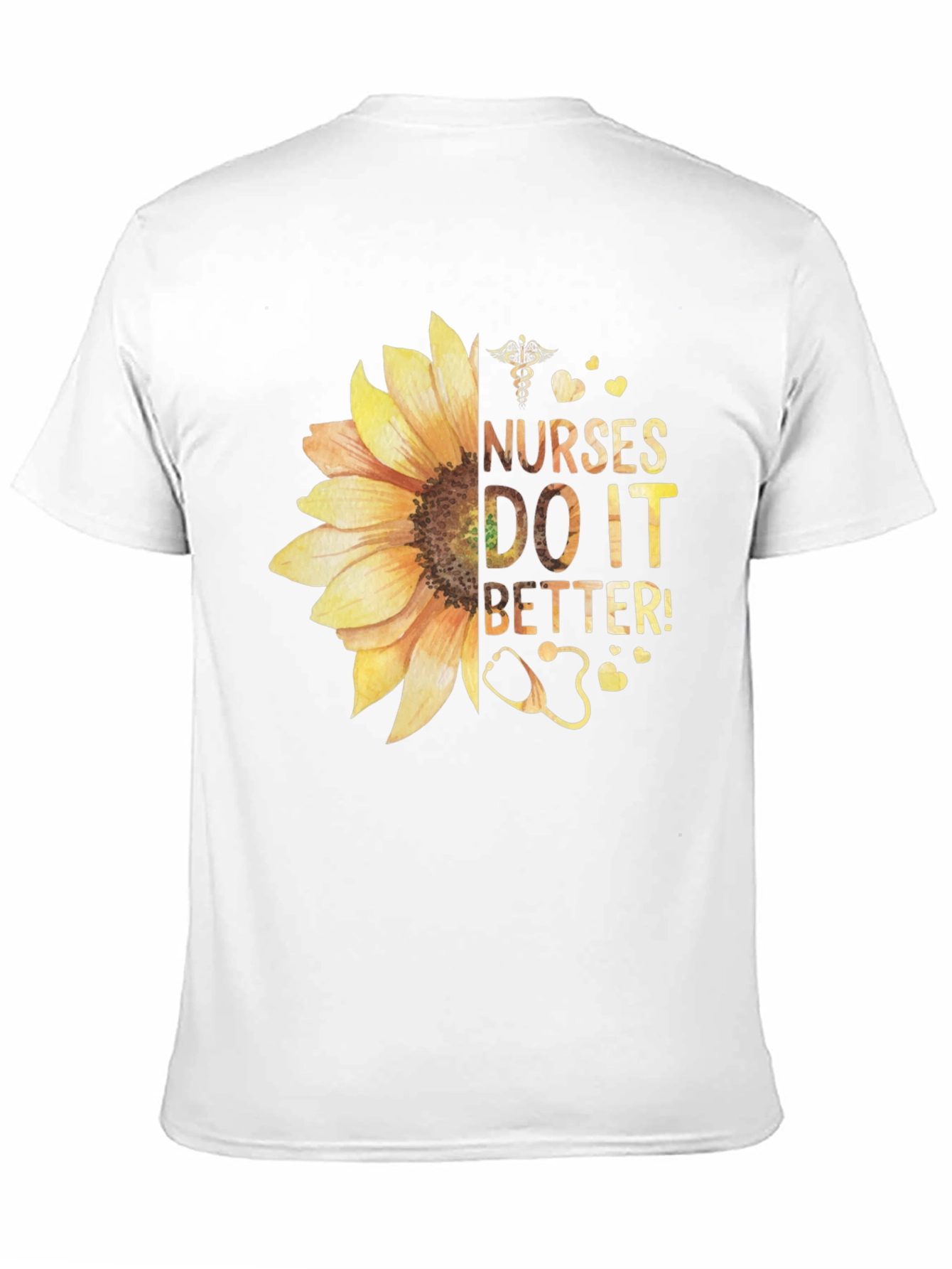 Nurses Do It Better Sunflower Graphic Tee