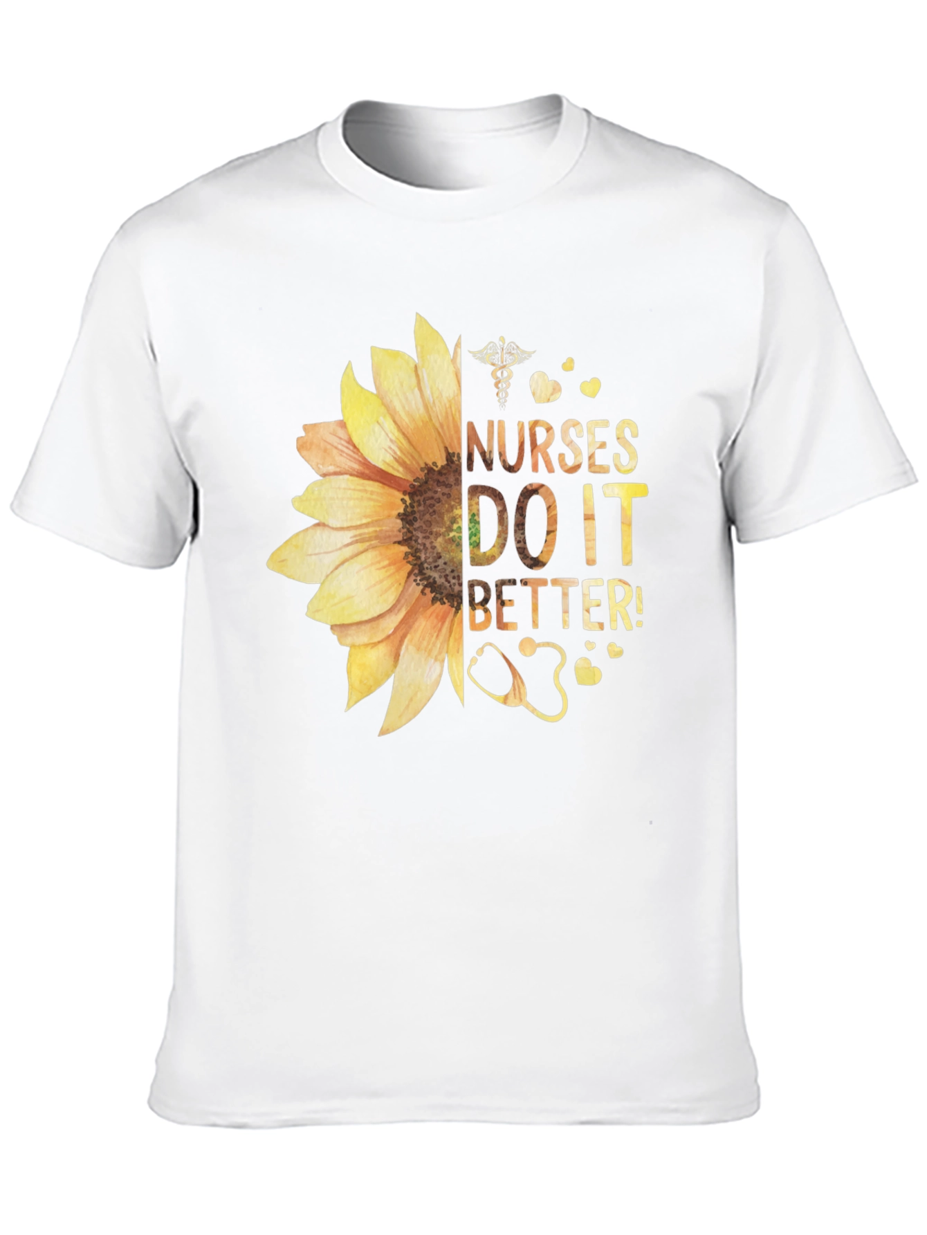 Nurses Do It Better Sunflower Graphic Tee