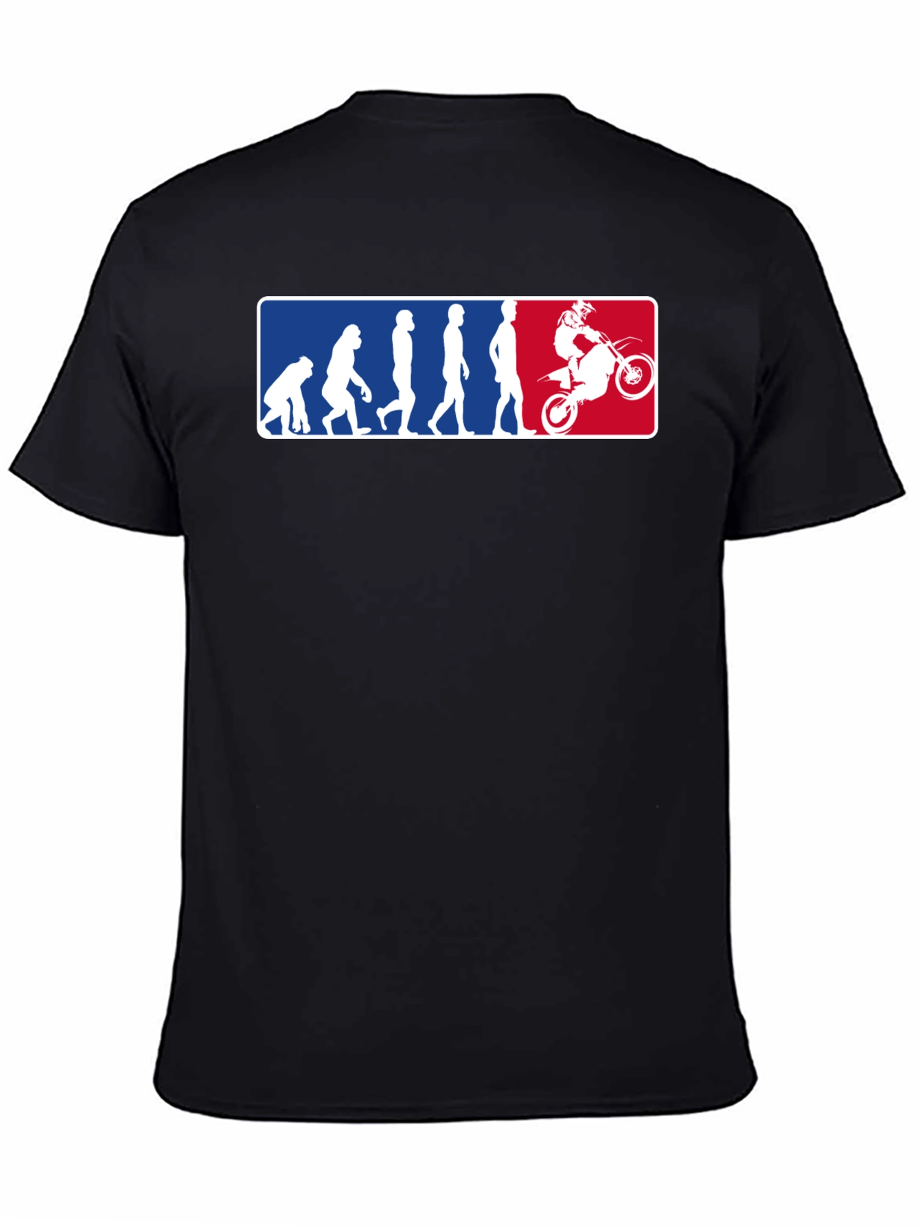 Evolution of Man to Motocross T-Shirt