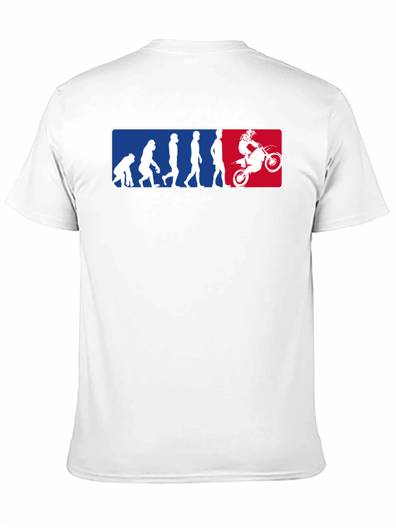 Evolution of Man to Motocross T-Shirt