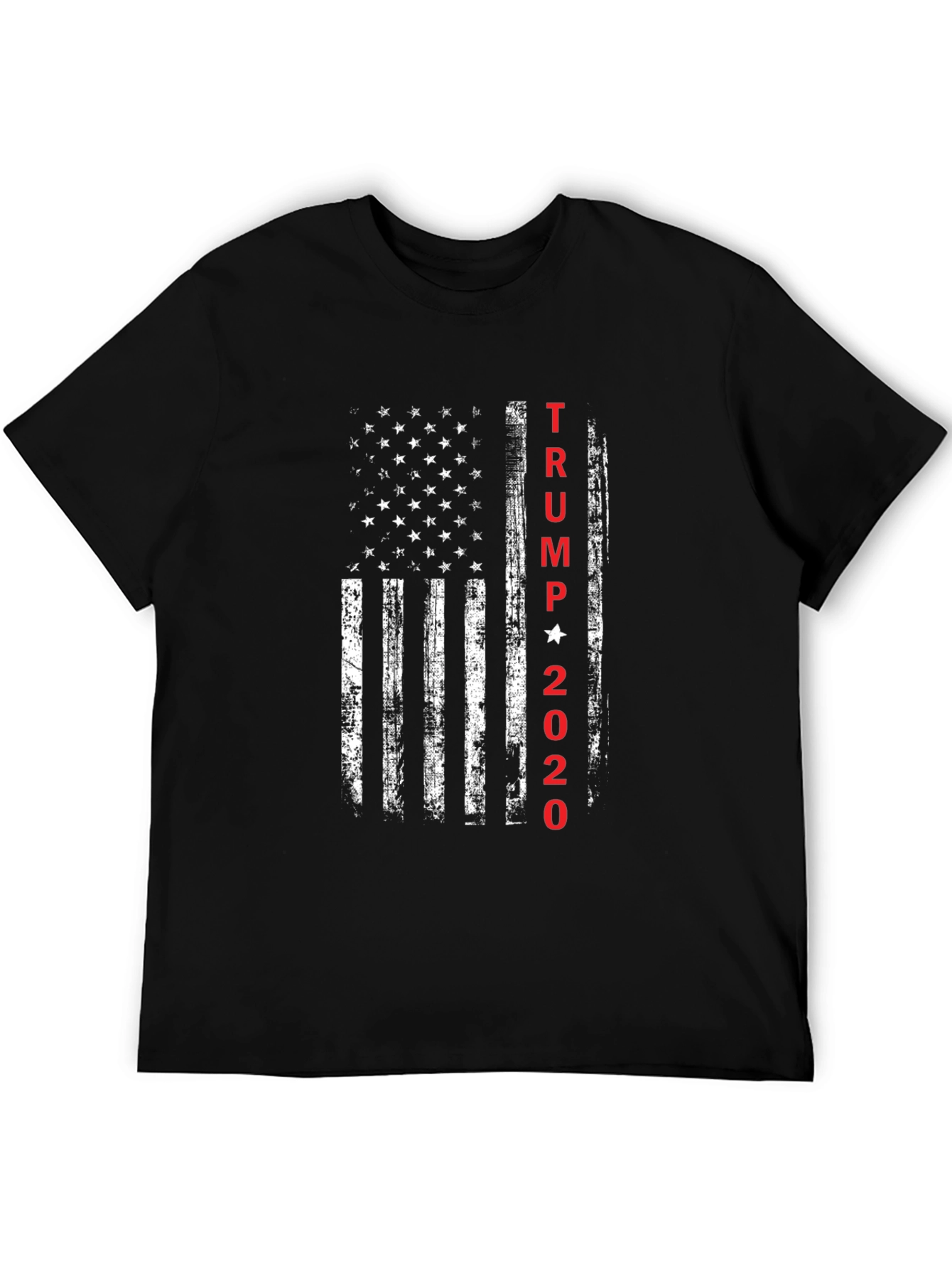 Trump 2020 American Flag Graphic T-Shirt