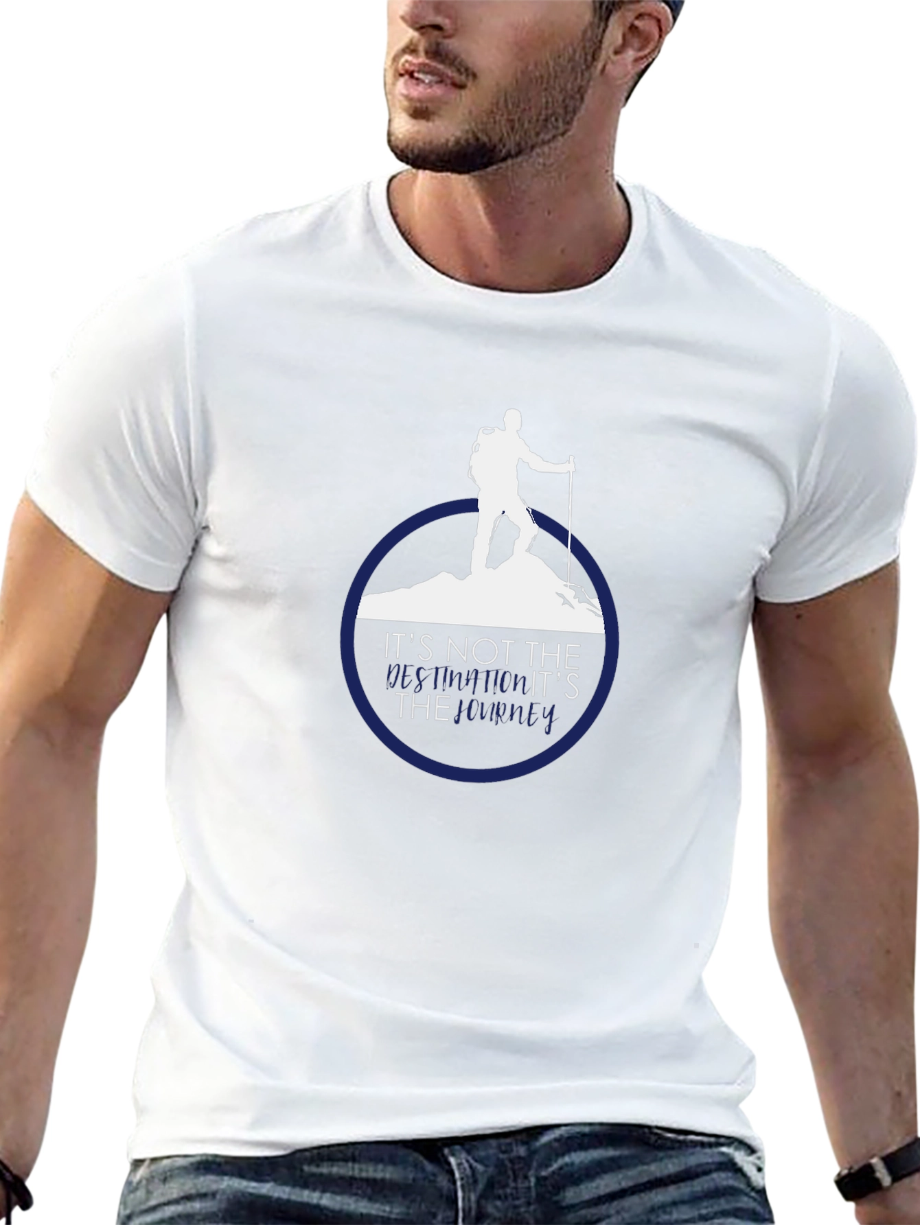 Hiking T-Shirt: Its The Journey That Counts
