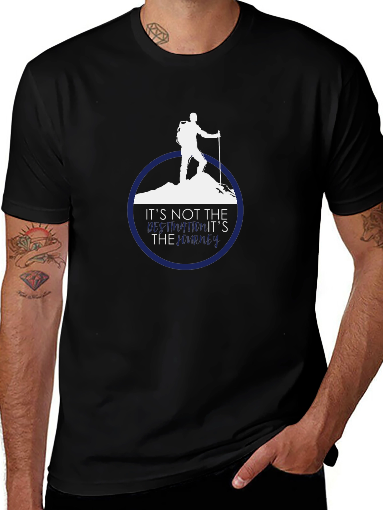 Hiking T-Shirt: Its The Journey That Counts