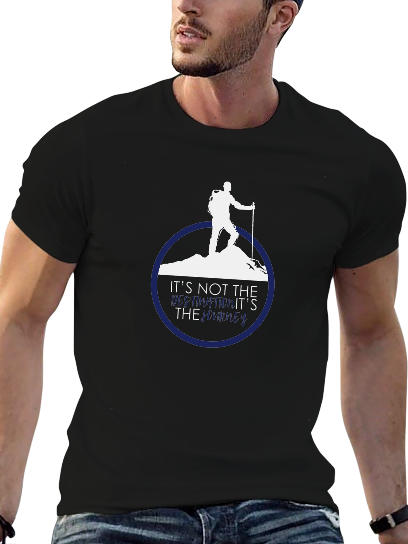 Hiking T-Shirt: Its The Journey That Counts