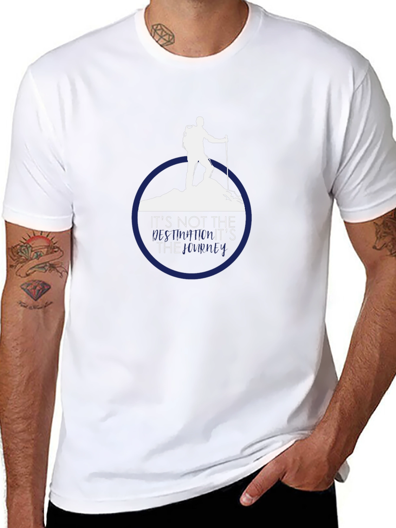 Hiking T-Shirt: Its The Journey That Counts