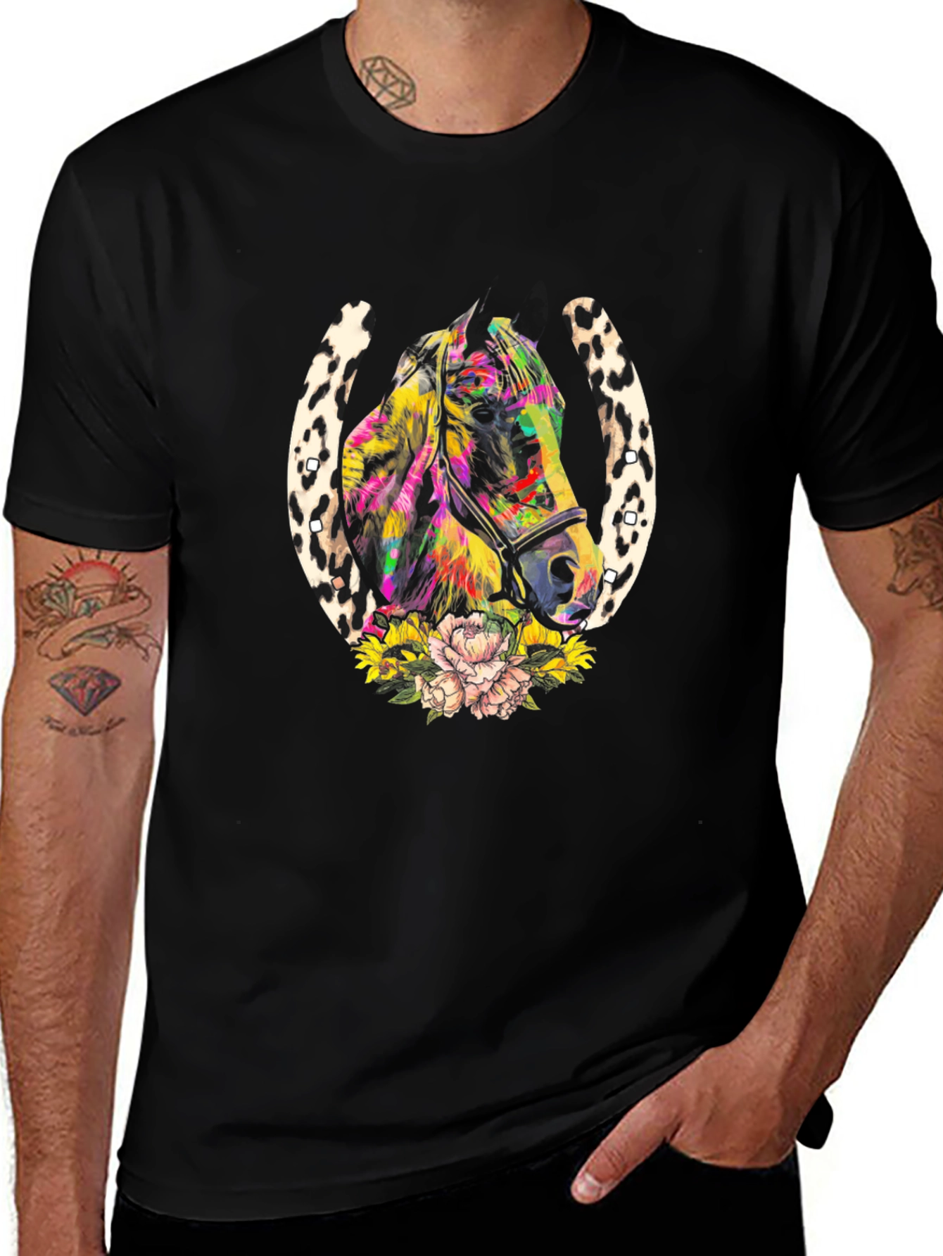 Horse & Horseshoe Graphic Tee