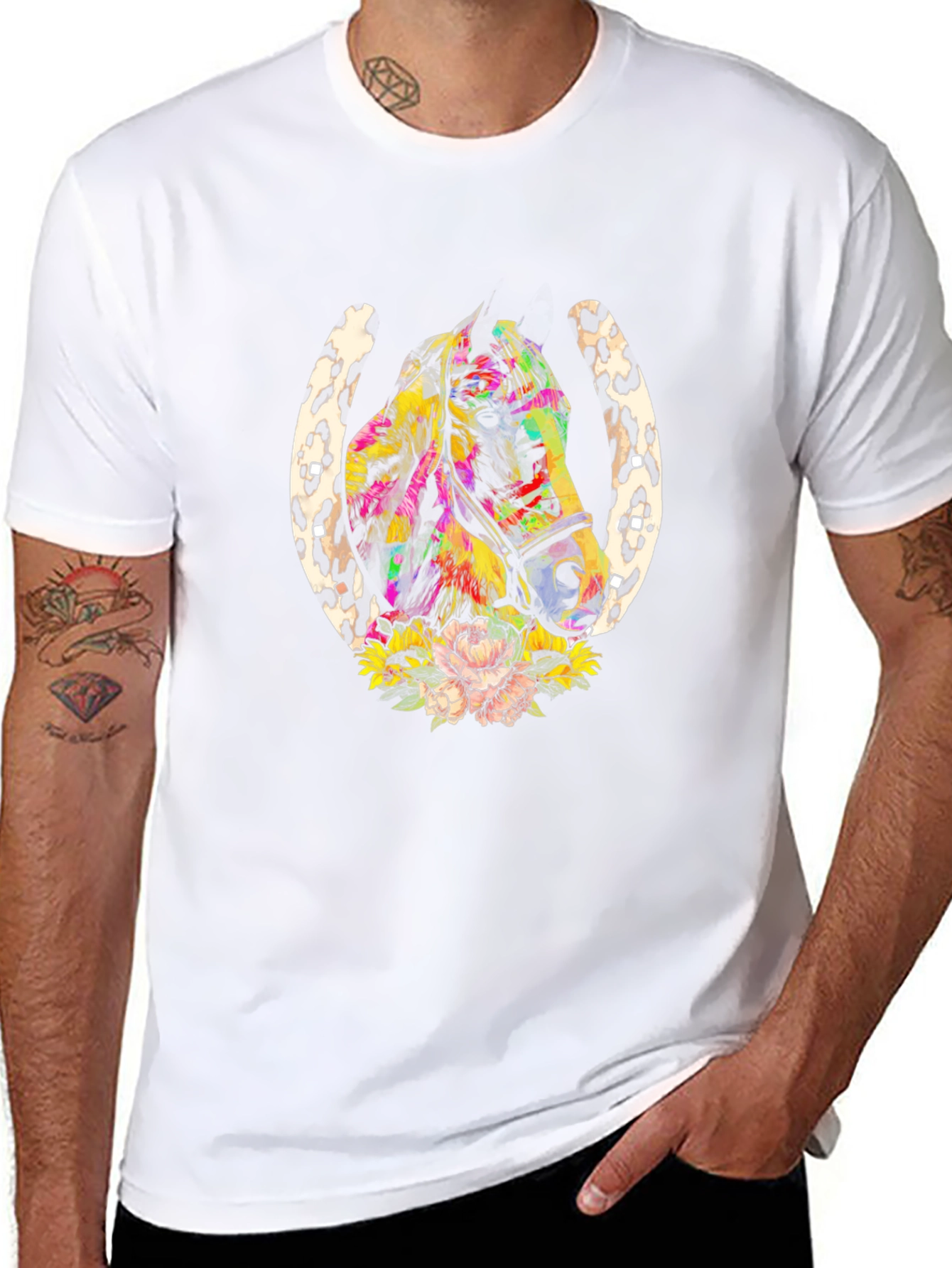 Horse & Horseshoe Graphic Tee