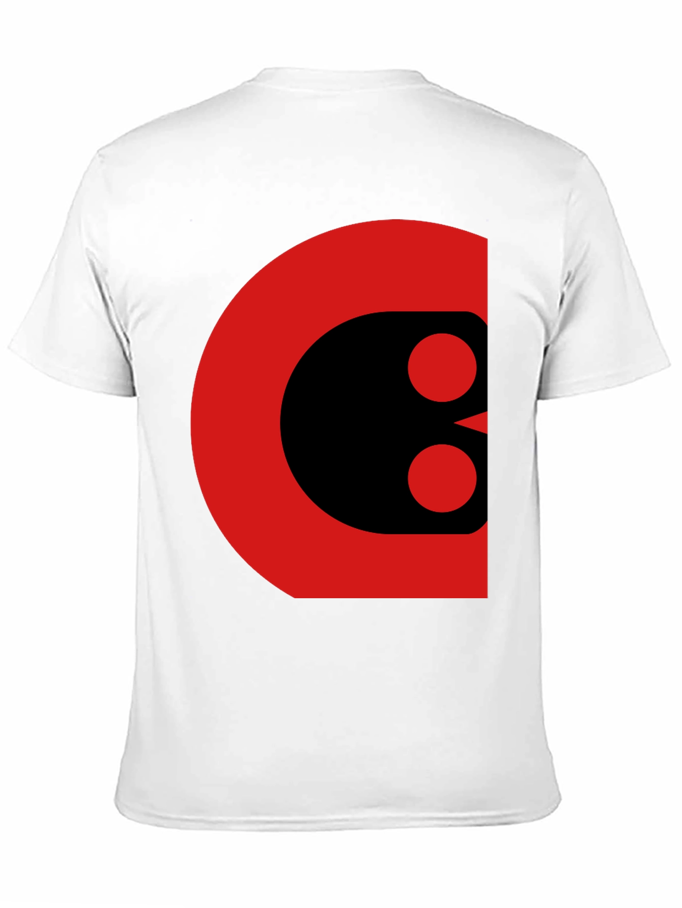 Bold Graphic Tee - Abstract Red and Black Design