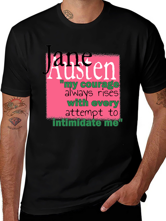 Jane Austen Quote Graphic T-Shirt