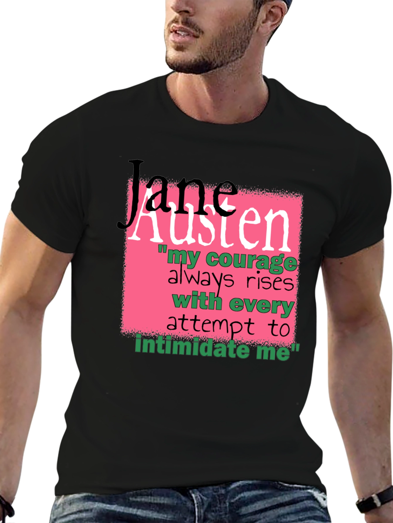 Jane Austen Quote Graphic T-Shirt
