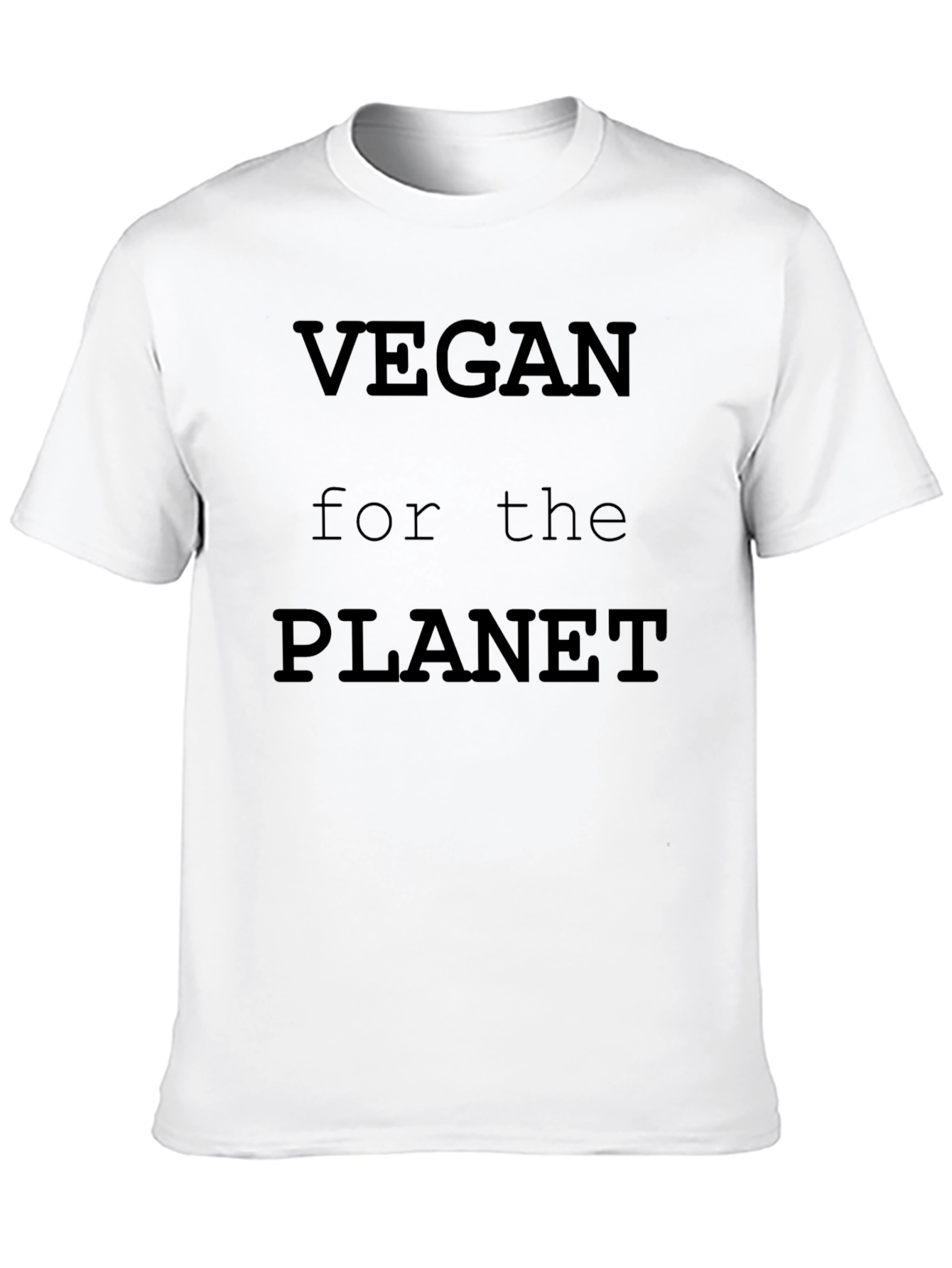 Vegan for the Planet Black T-Shirt