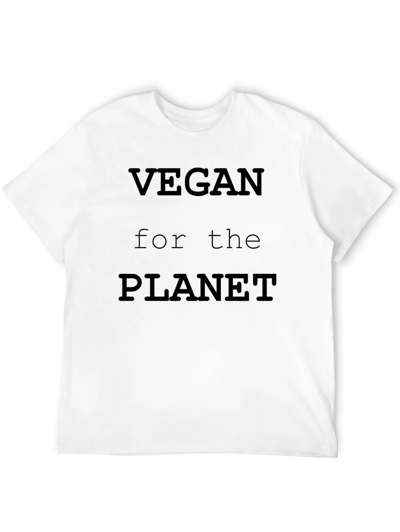 Vegan for the Planet Black T-Shirt