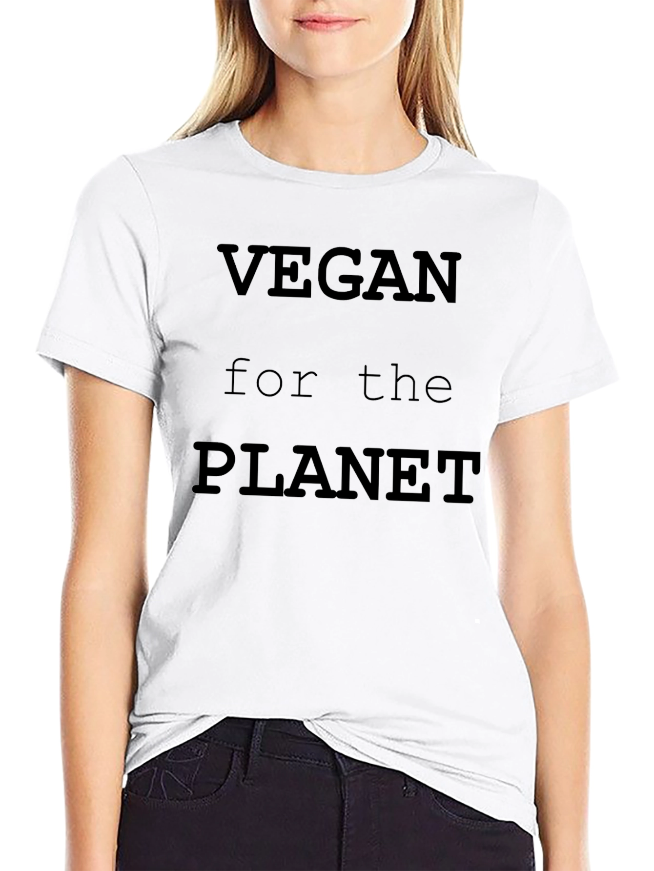 Vegan for the Planet Black T-Shirt